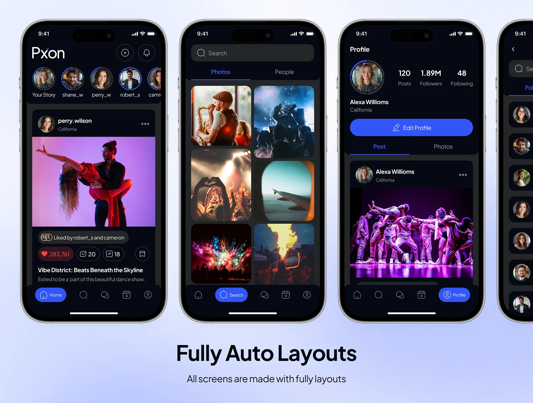 Pixon - Social Media App UI Kit- DIRID 4