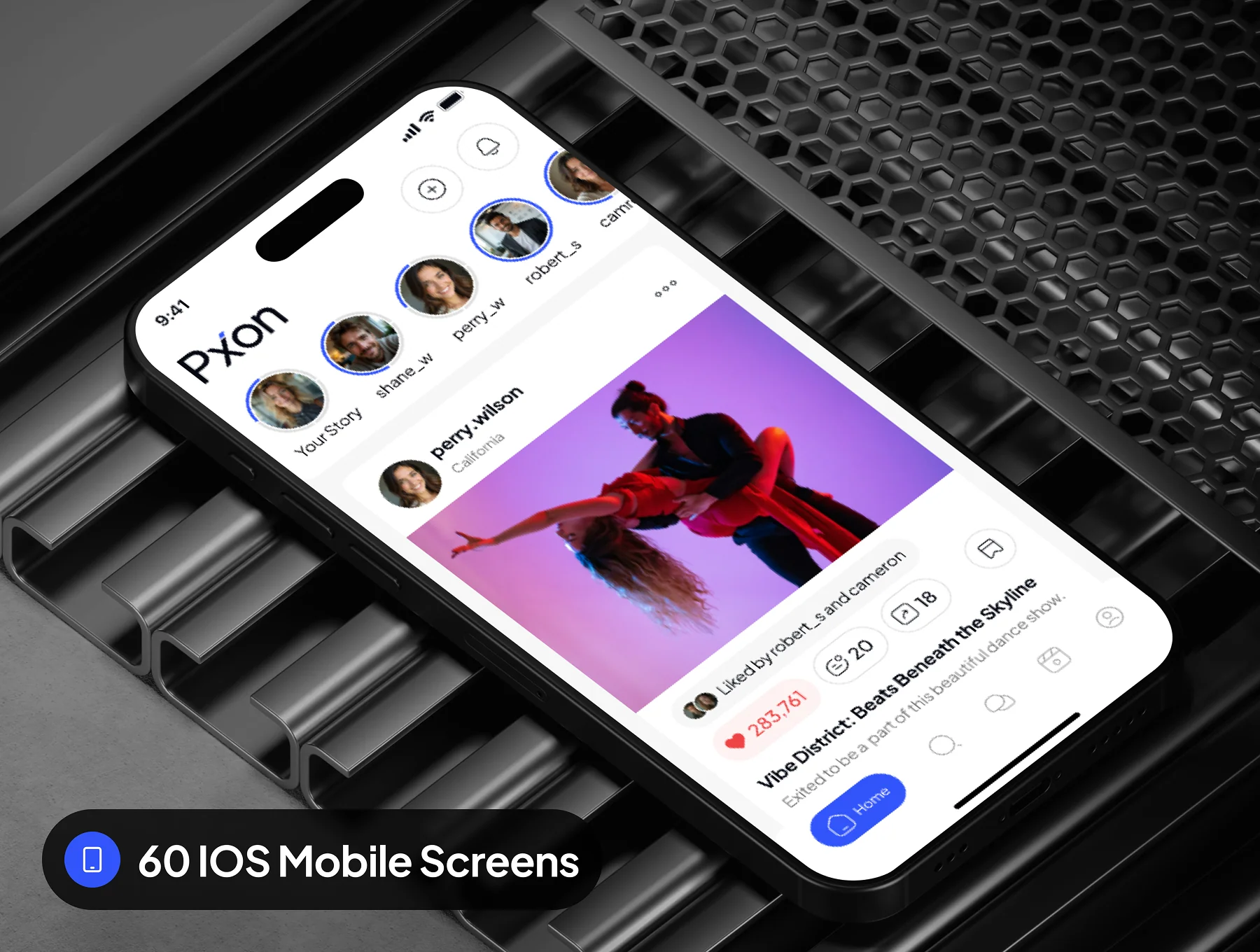 Pixon - Social Media App UI Kit- DIRID 5
