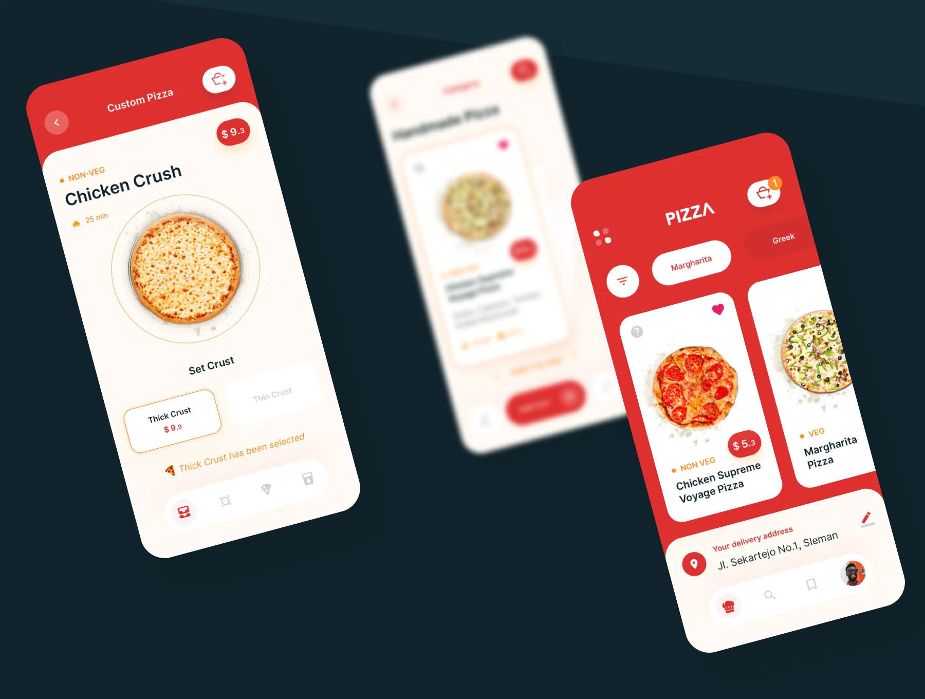 PIZZA App UI Kit 5