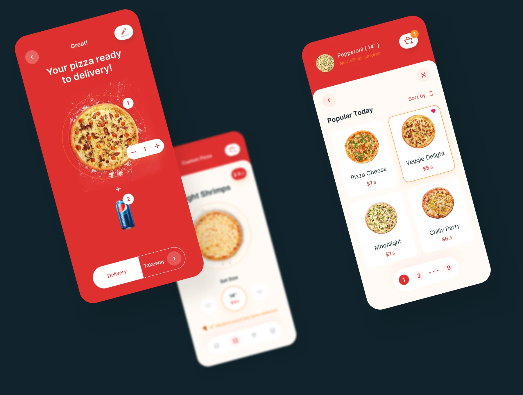 PIZZA App UI Kit 7