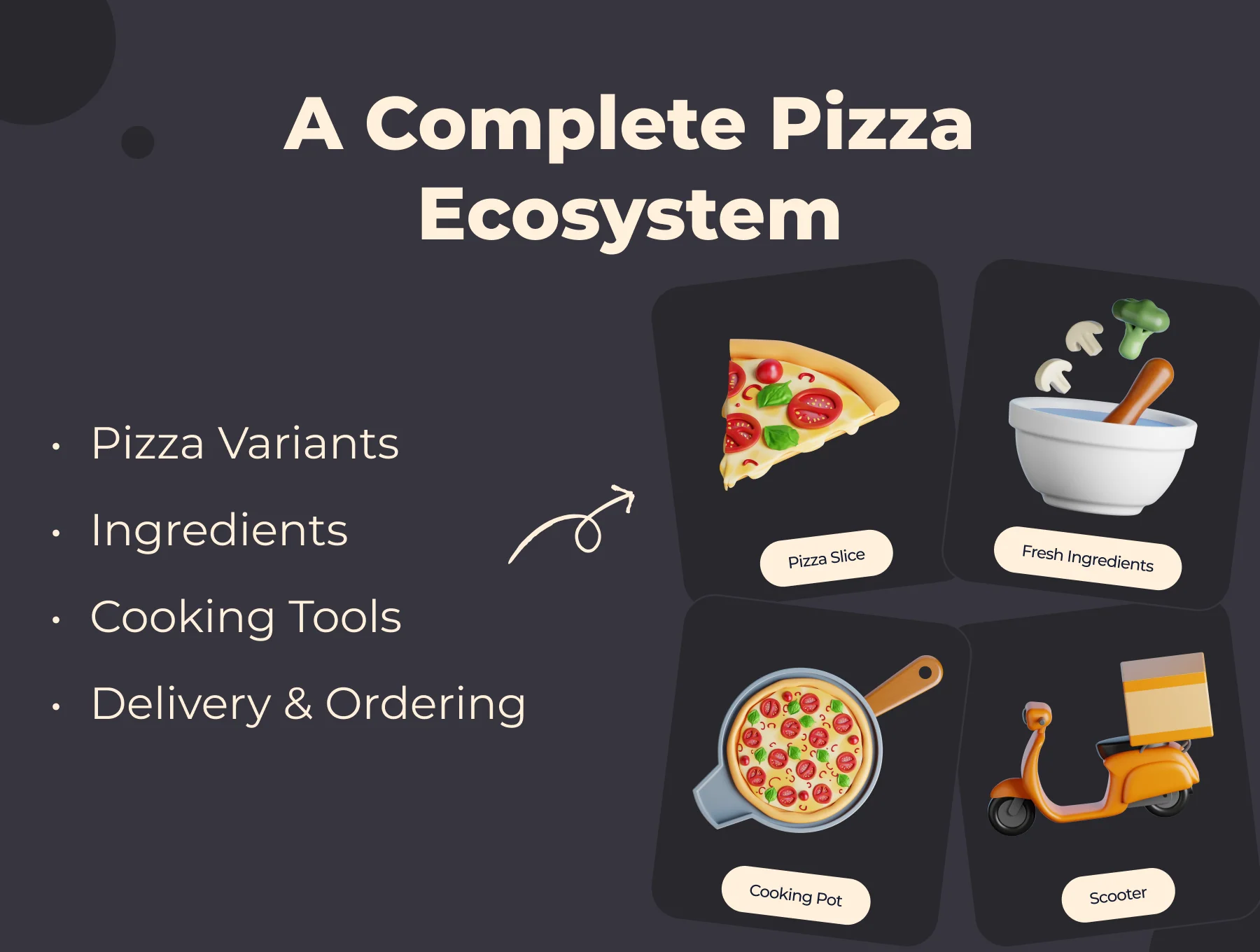 PizzaCraft – 3D Pizza Icon Pack 3