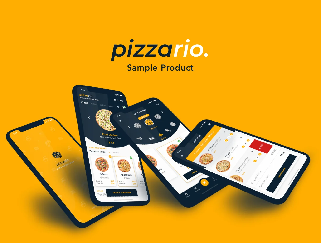 Pizzario UI Kit 2
