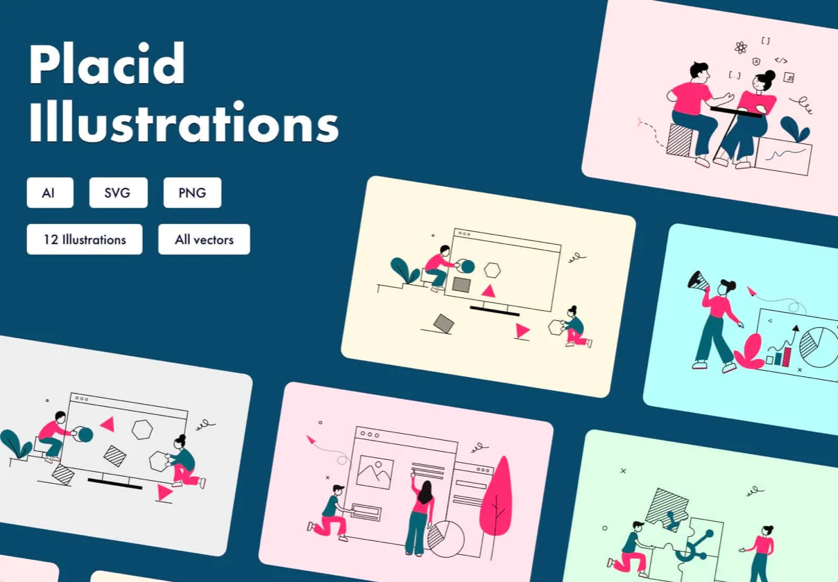 Placid Illustrations