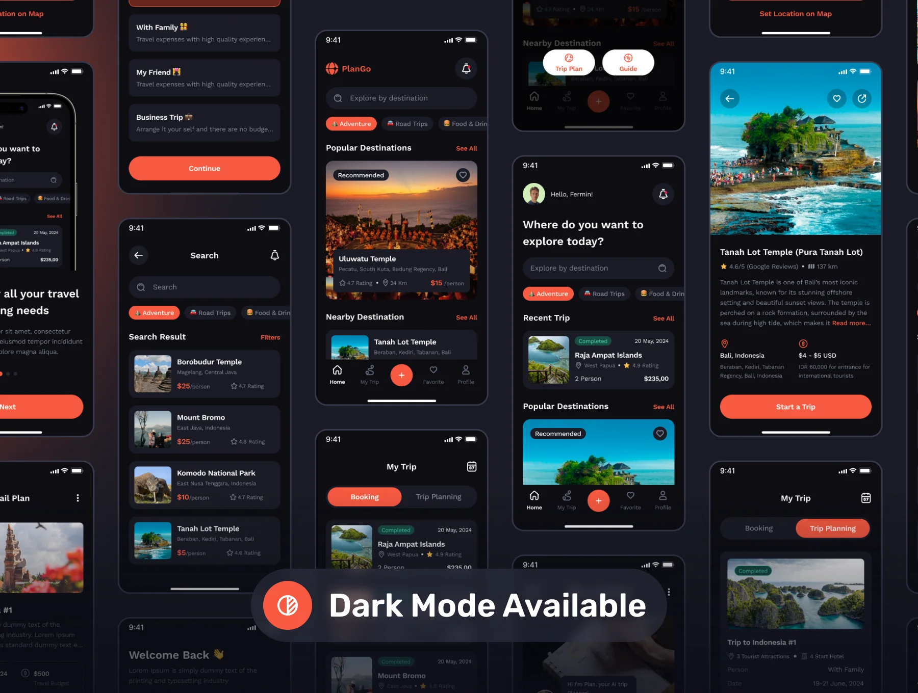 PlanGo - AI Trip Planner Premium Mobile App UI Kit 2