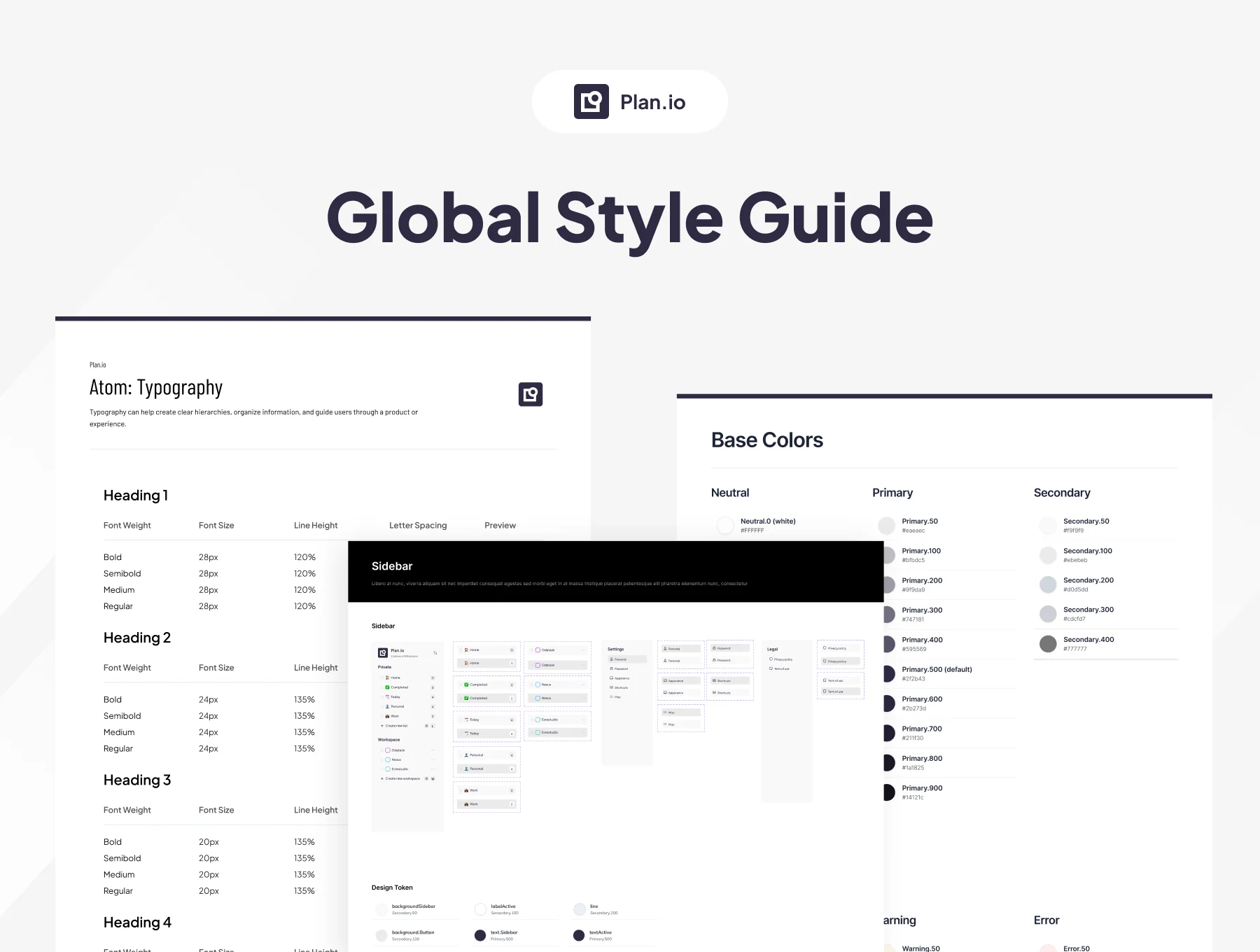 Plan.io - To Do List Productivity App UI KIT 3