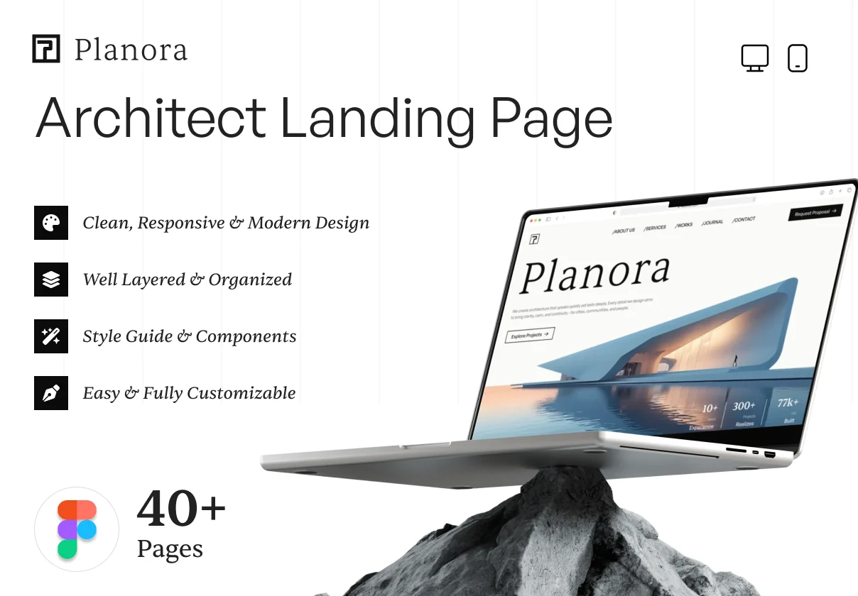 Planora - Architecture Landing Page