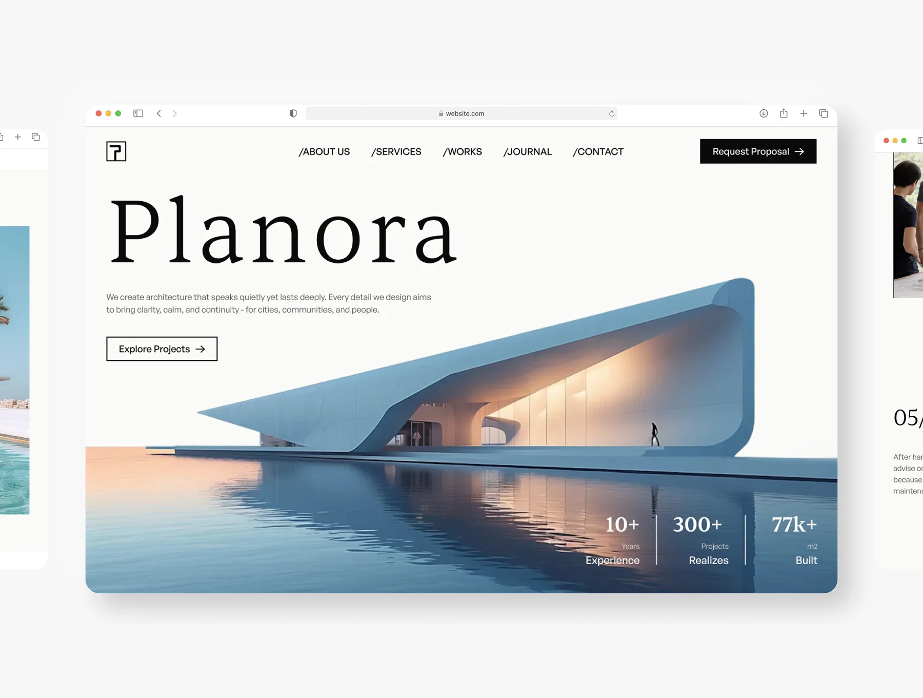 Planora - Architecture Landing Page 5