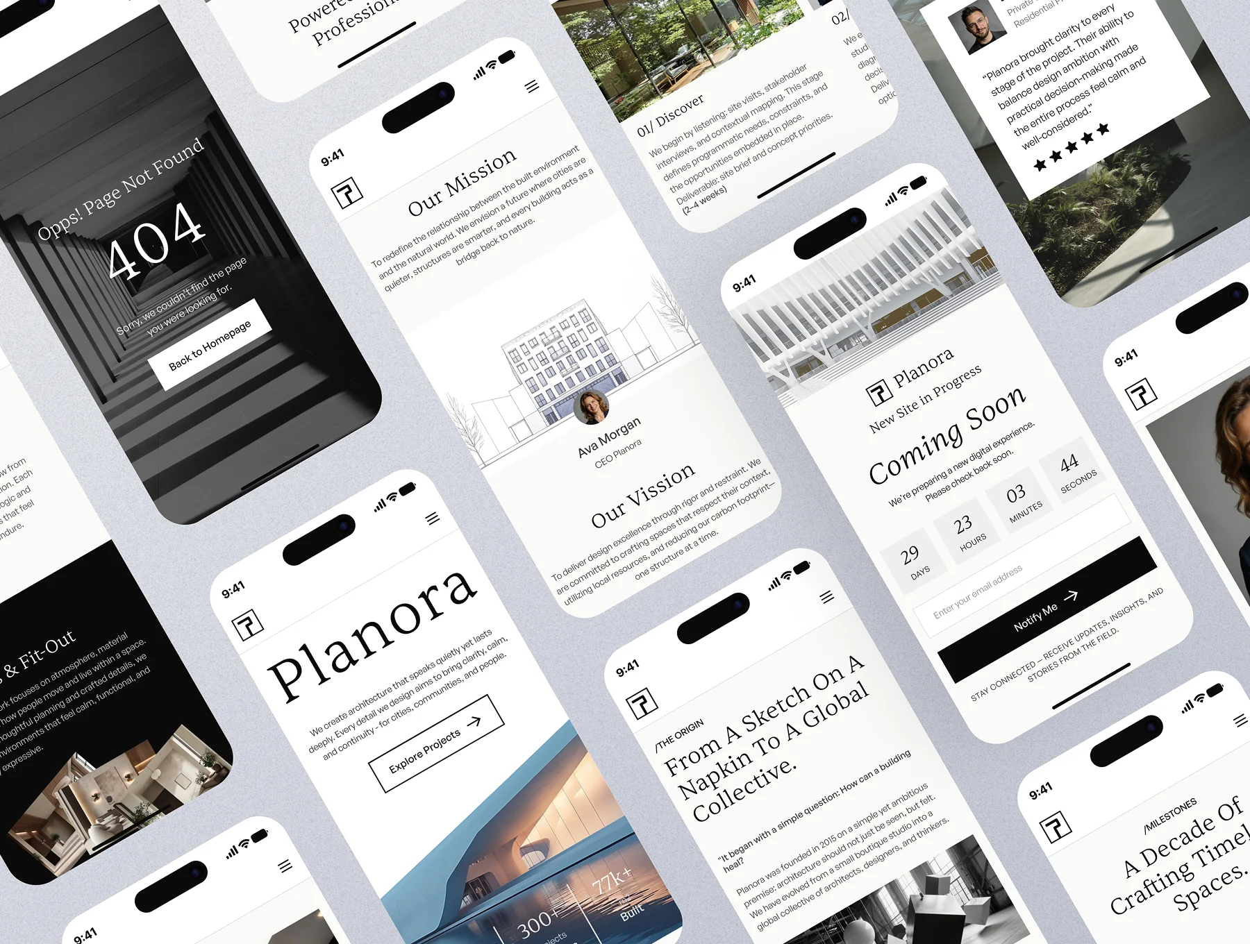 Planora - Architecture Landing Page 6