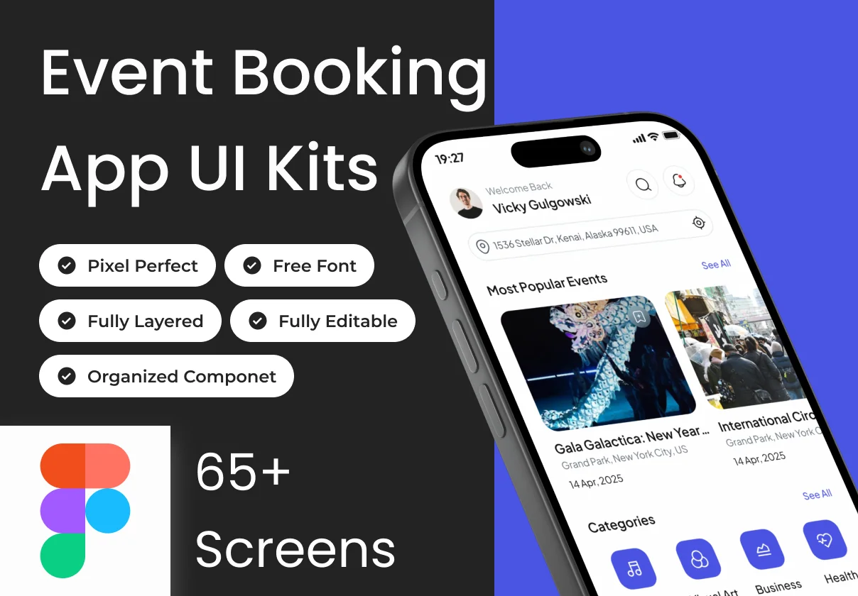 Planora - Event Booking App Ui Kits