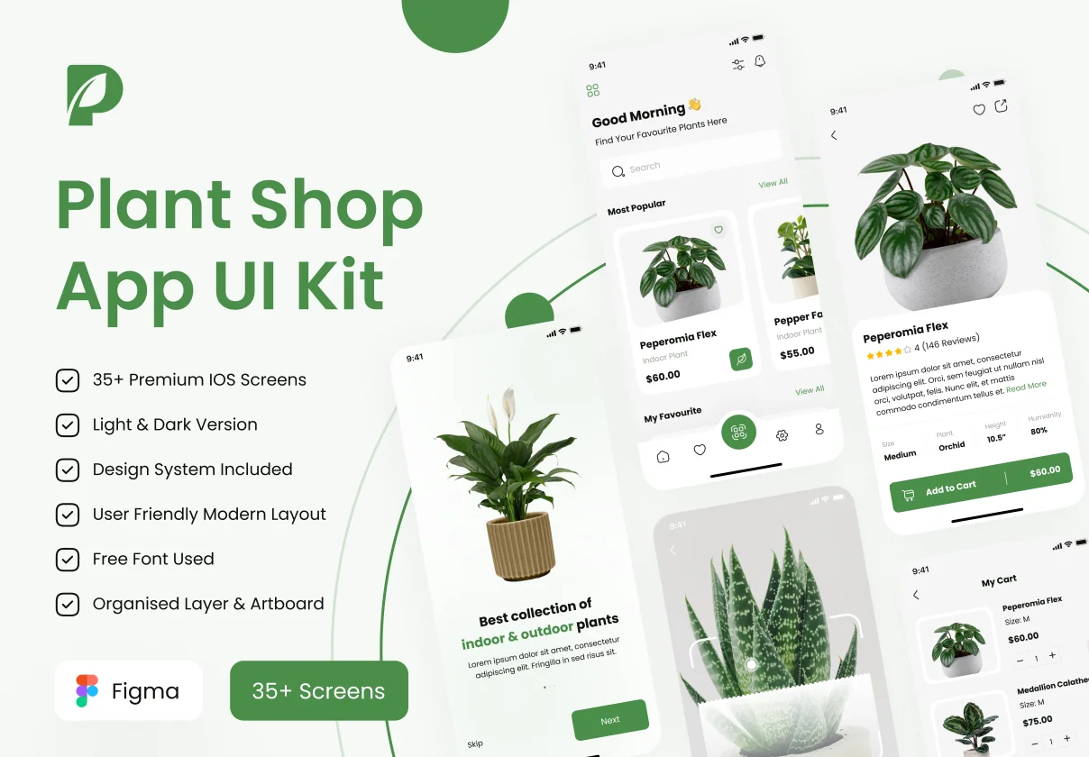 Plant Shop App UI Kit