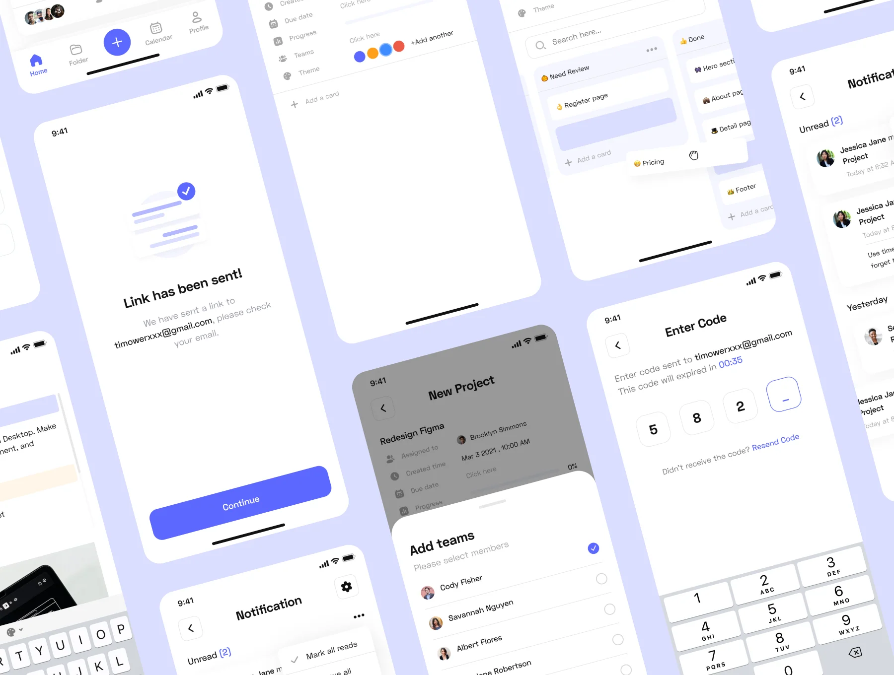 Planwork - Project Management App UI Kit 2