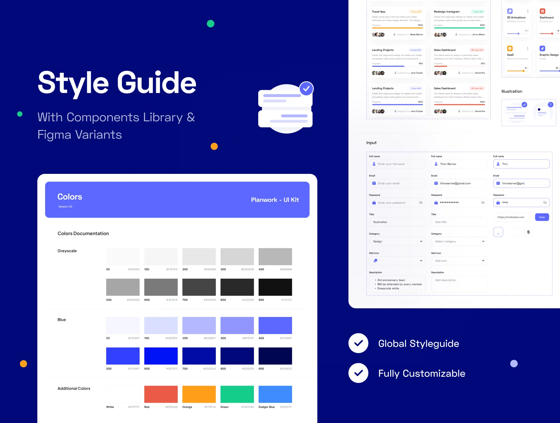Planwork - Project Management App UI Kit 3