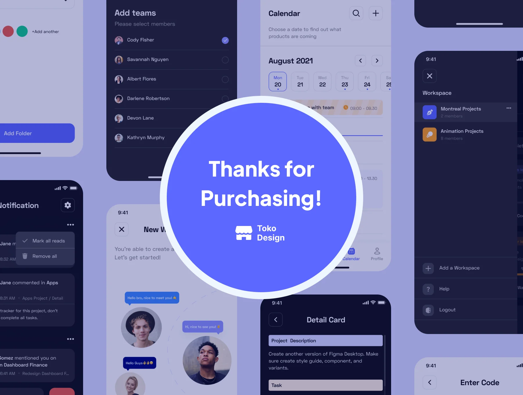 Planwork - Project Management App UI Kit 6