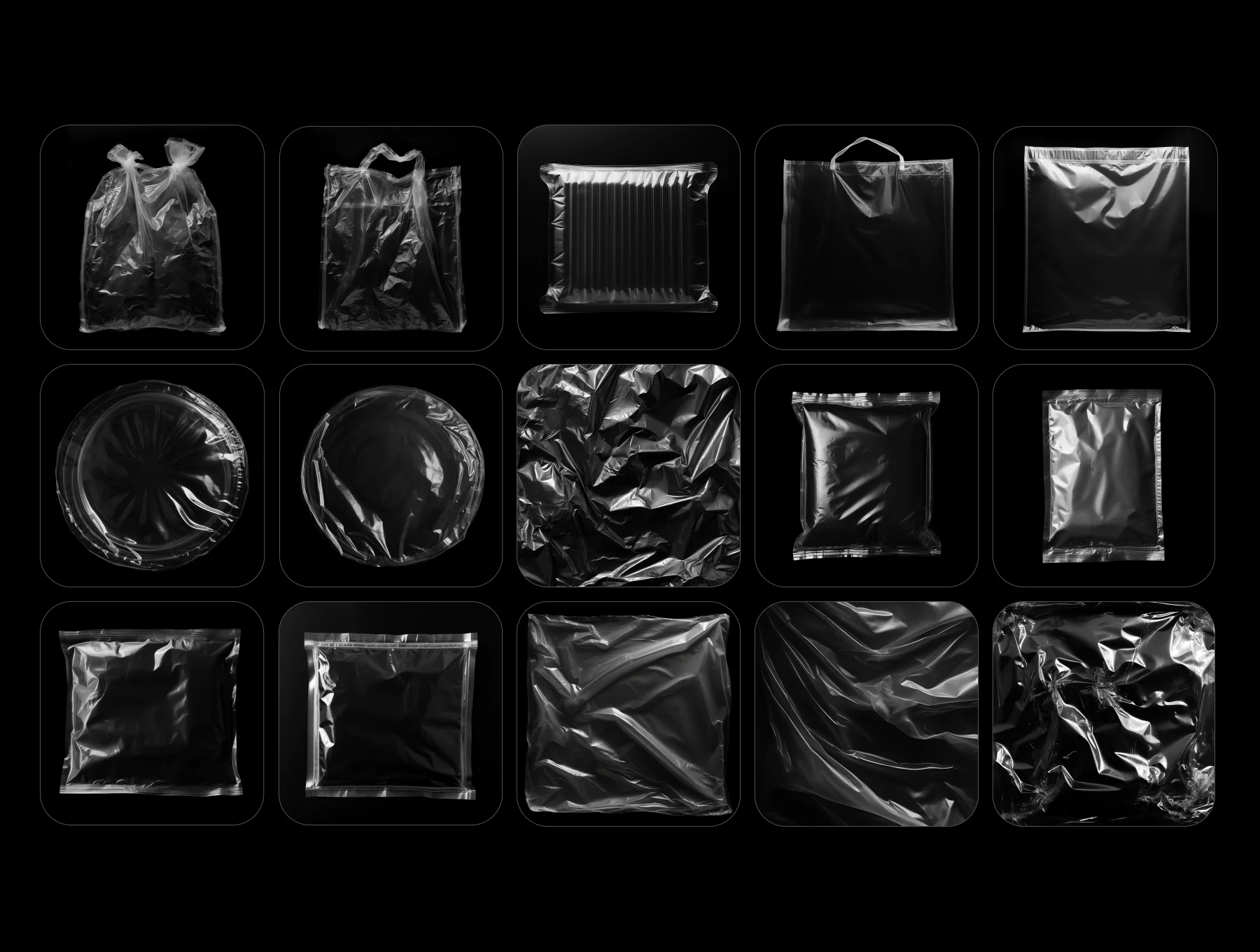 Plastic Wrap Overlay Textures 4