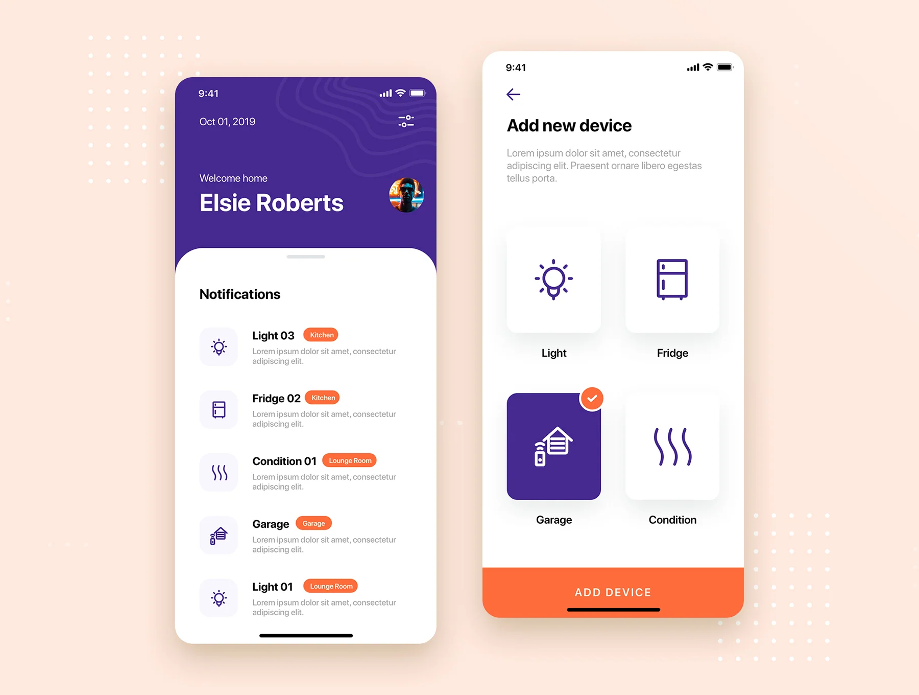 Platin mobile UI Kit 9