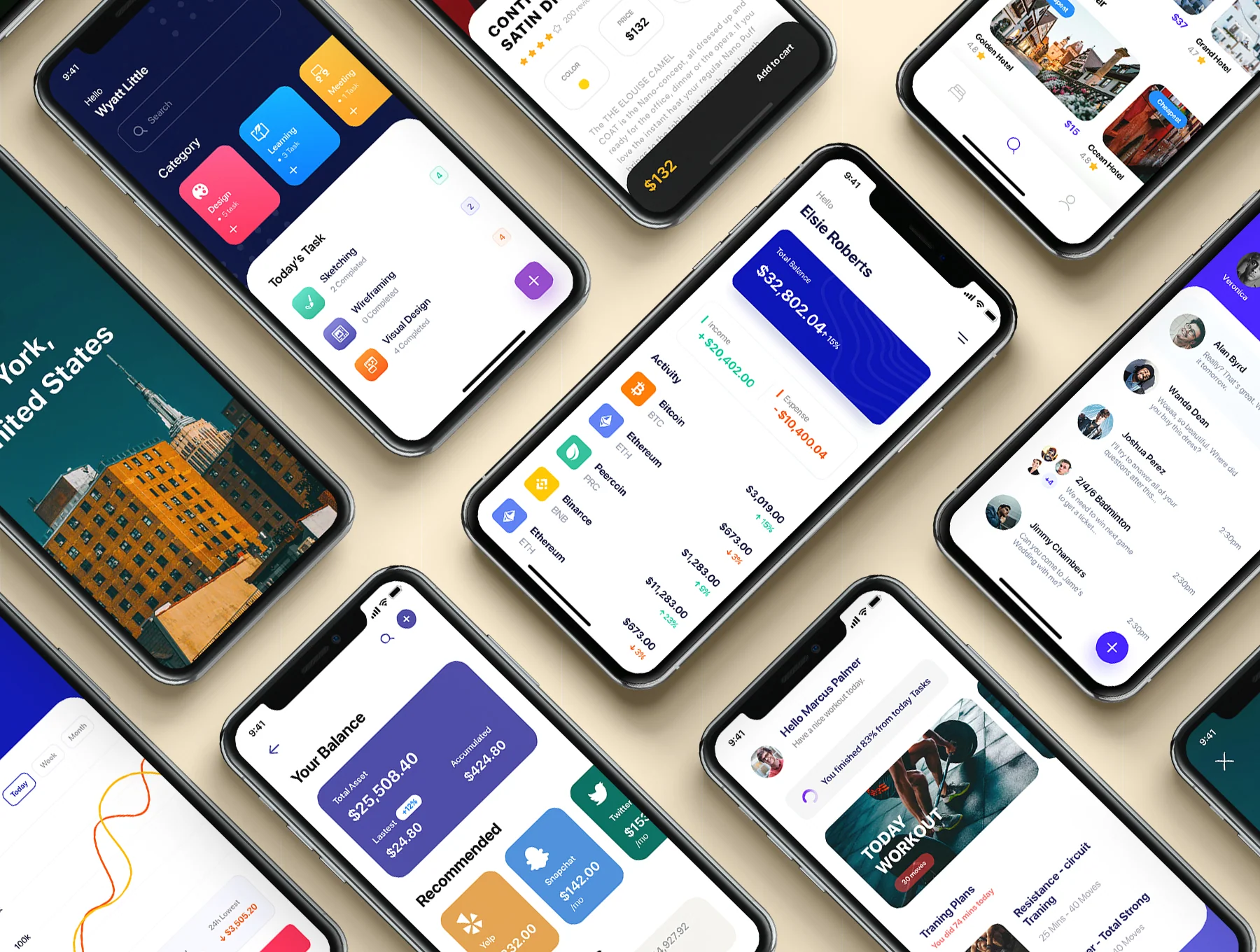 Platin mobile UI Kit 2