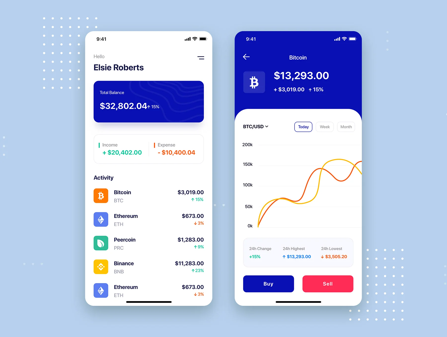 Platin mobile UI Kit 7