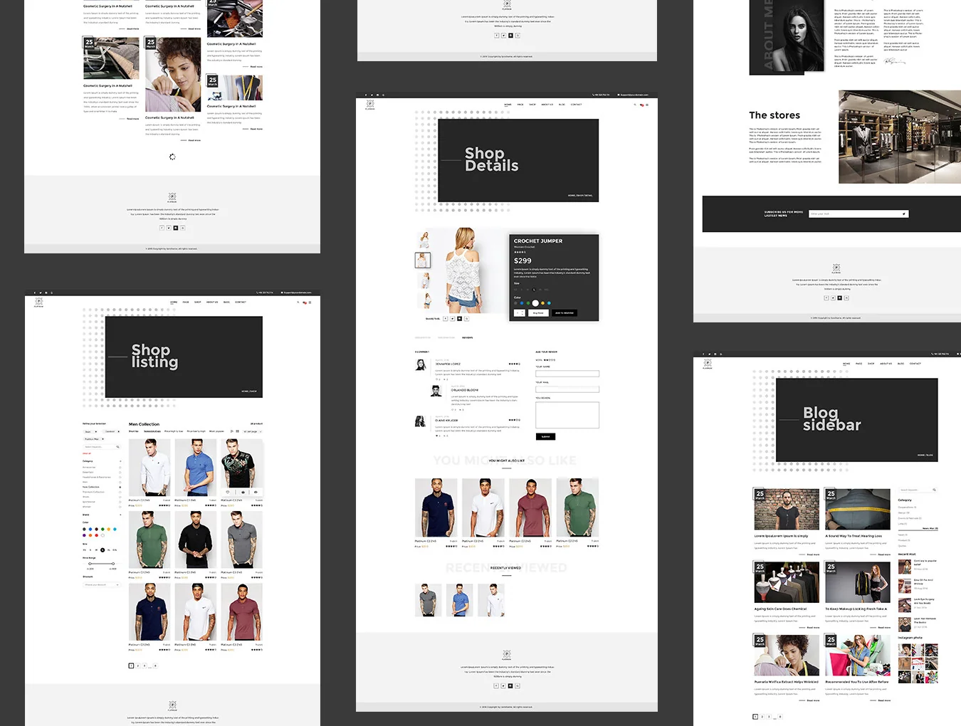 Platinum PSD Template 2