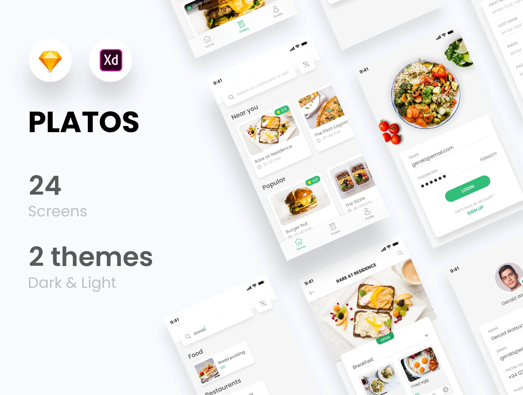 PLATOS Mobile UI Kit