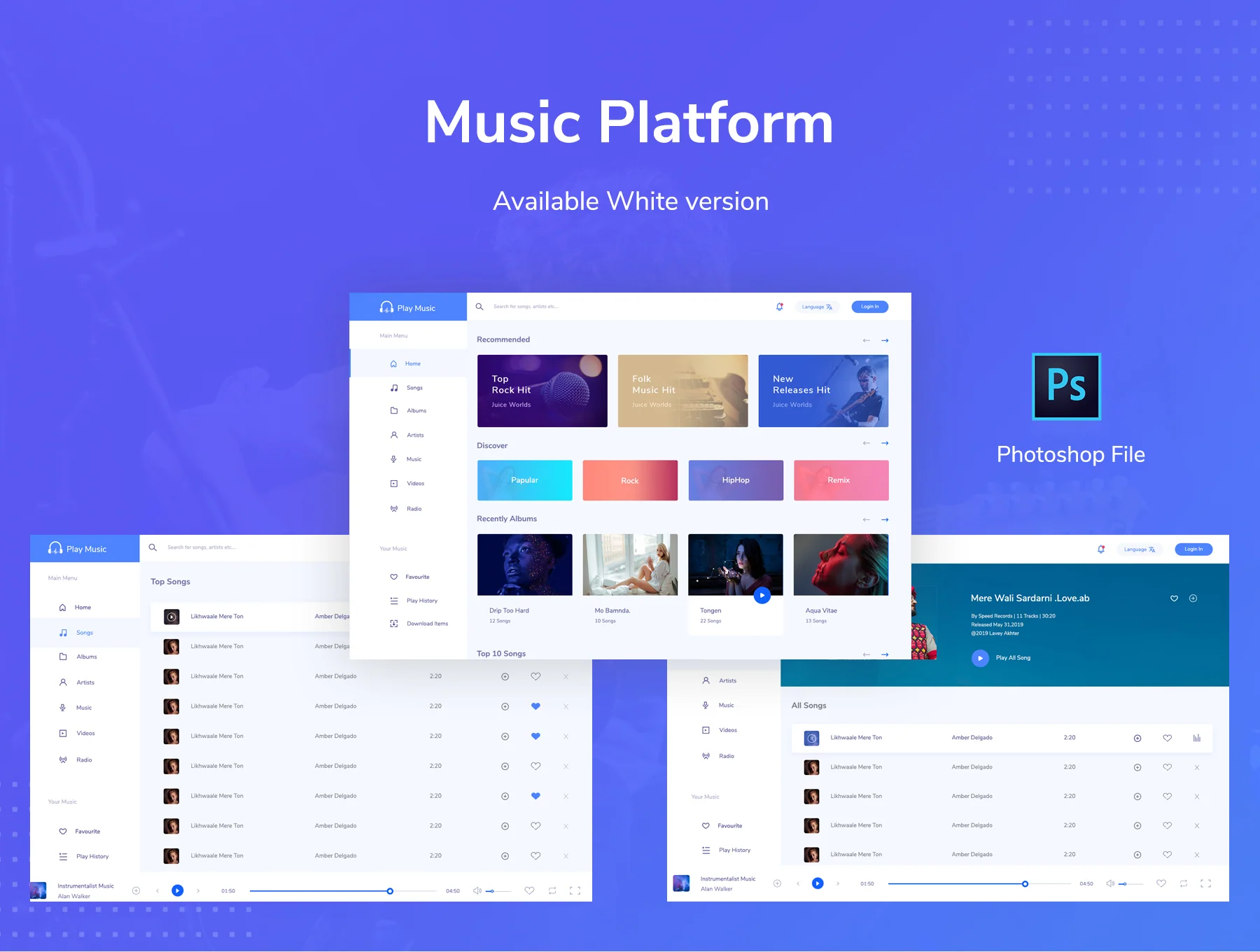 Play Music web Ui ket 2