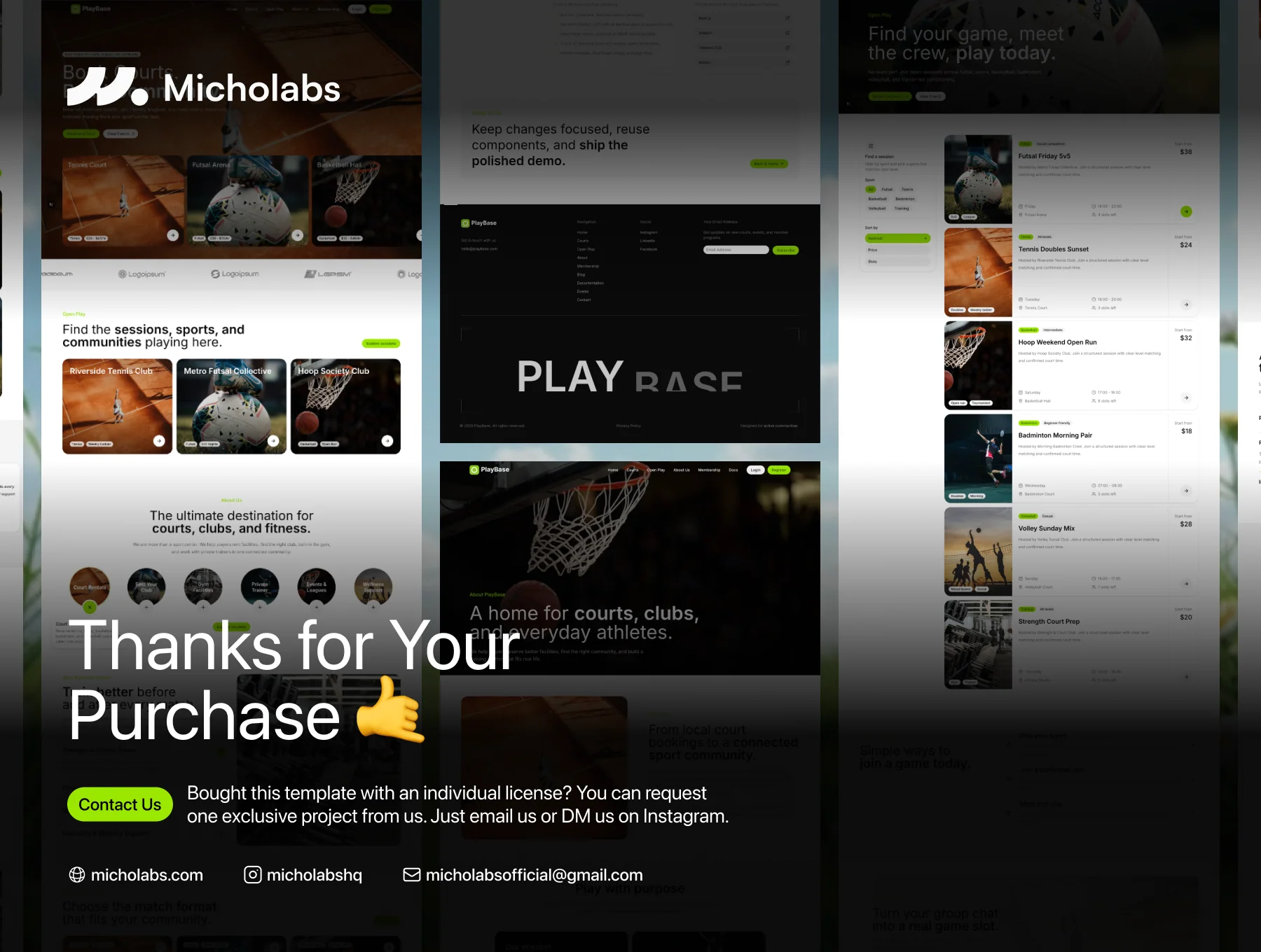 PlayBase - Sport Center & Court Booking 8