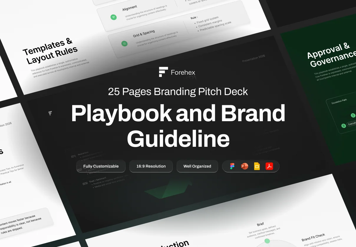 Playbook and Brand Guideline Deck - Forehex