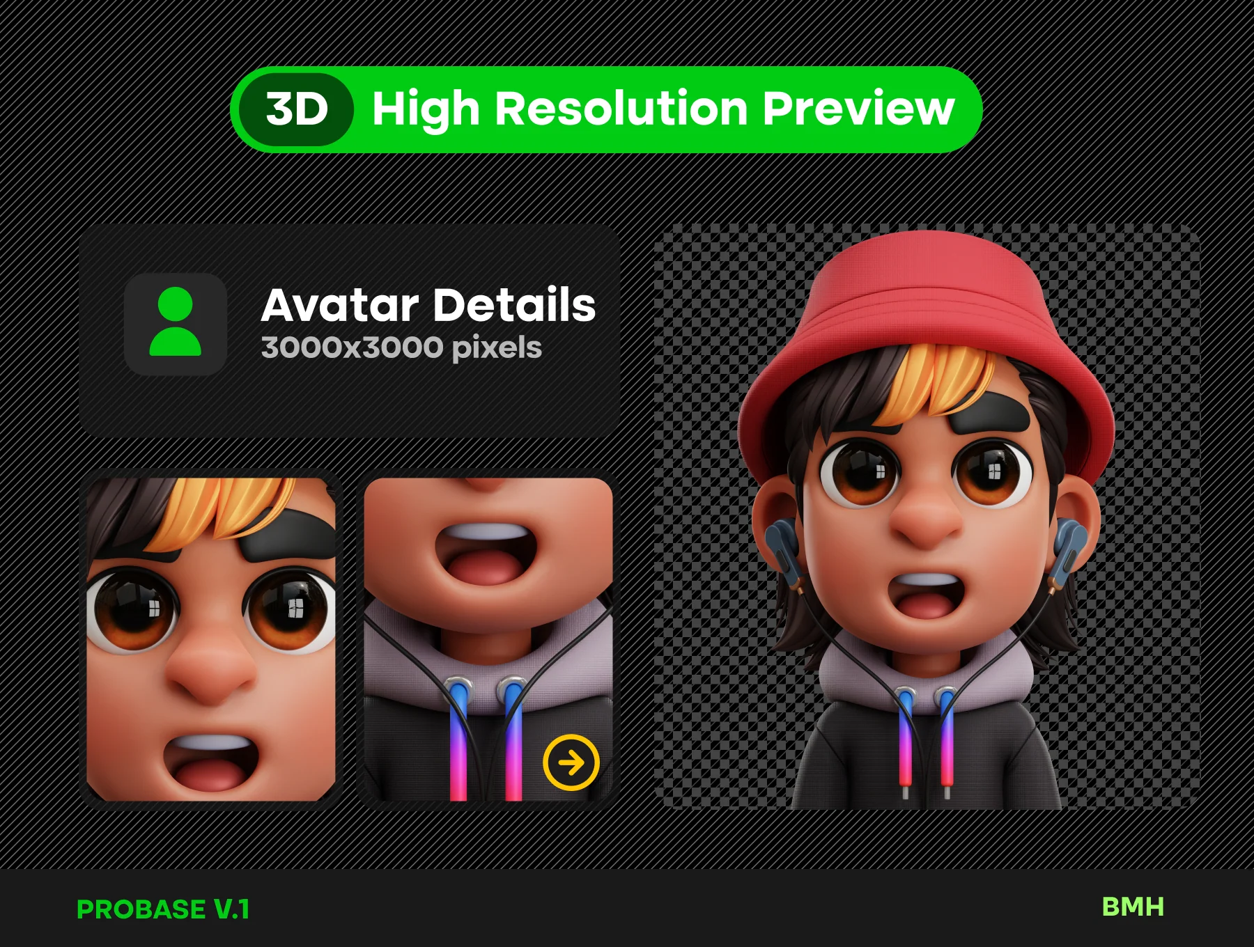 Player Gim 3D Avatar Illustration 3