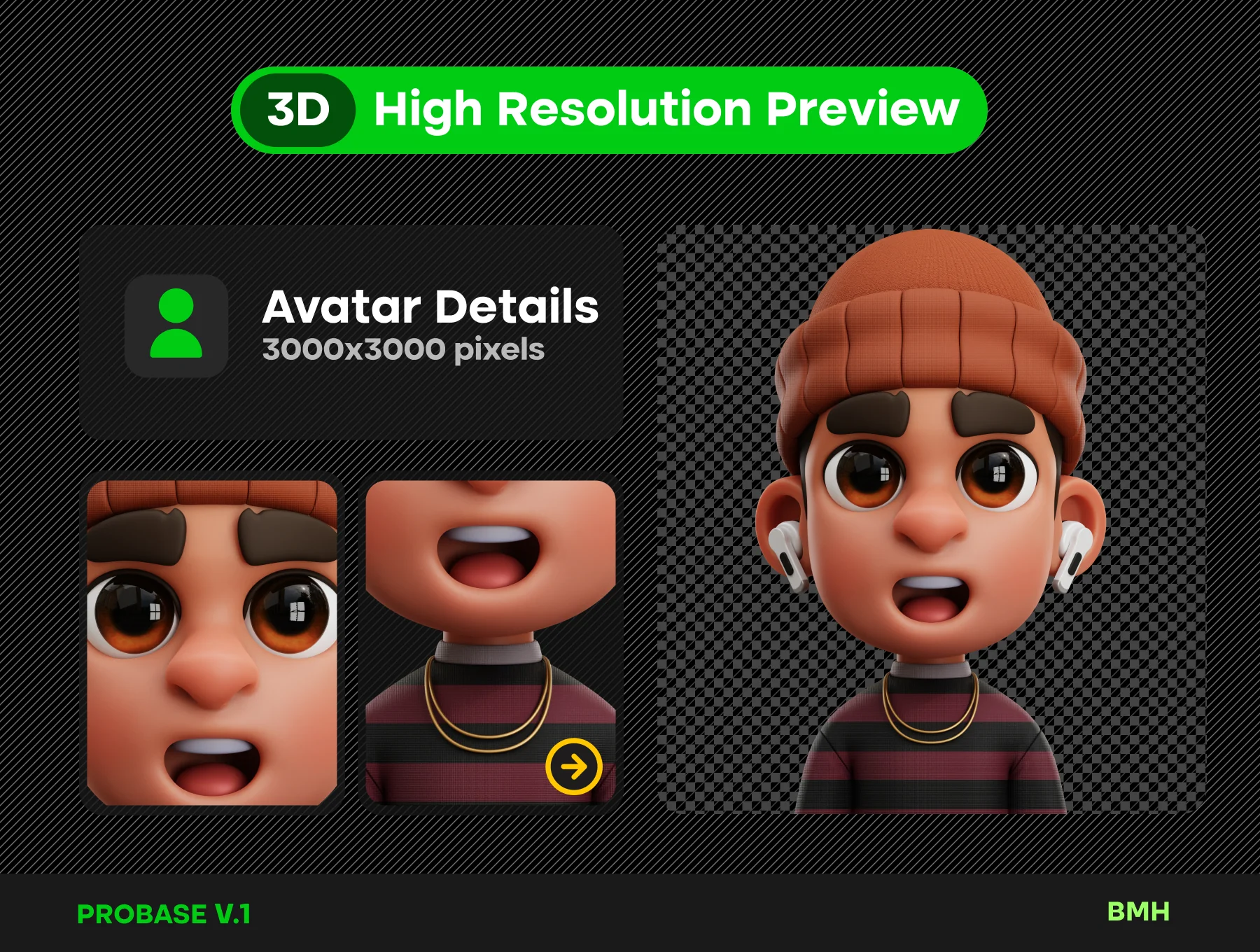 Player Gim 3D Avatar Illustration 4