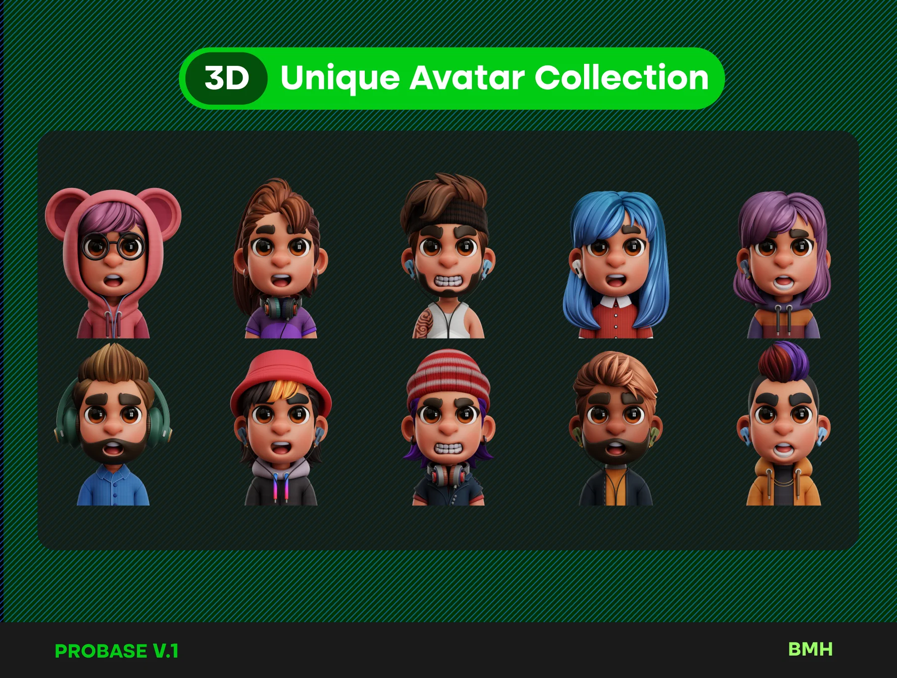 Player Gim 3D Avatar Illustration 6