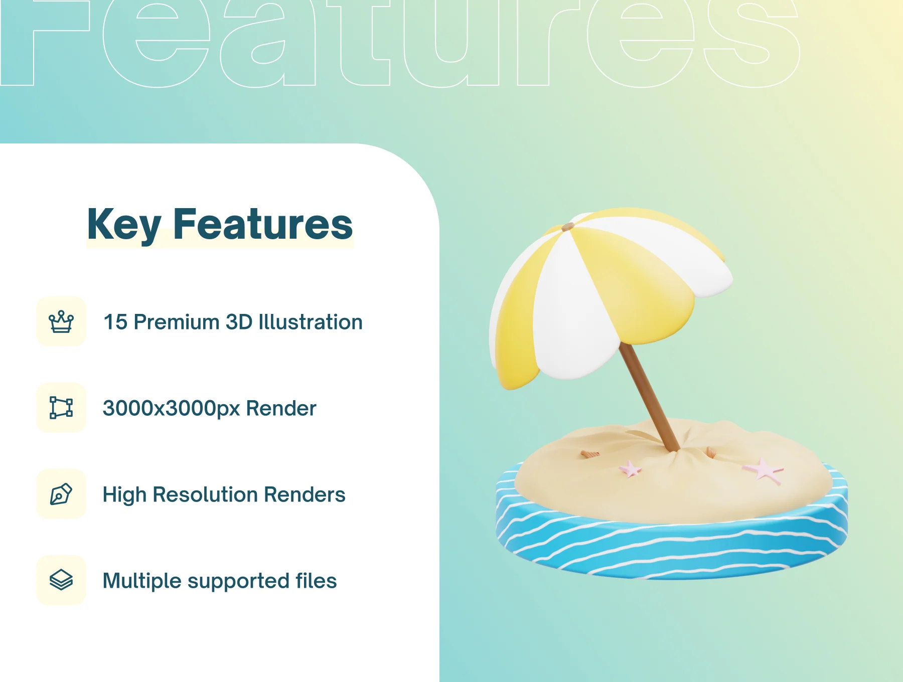 PLAYINGSUMMERTIME: 3D Summertime Icons 2
