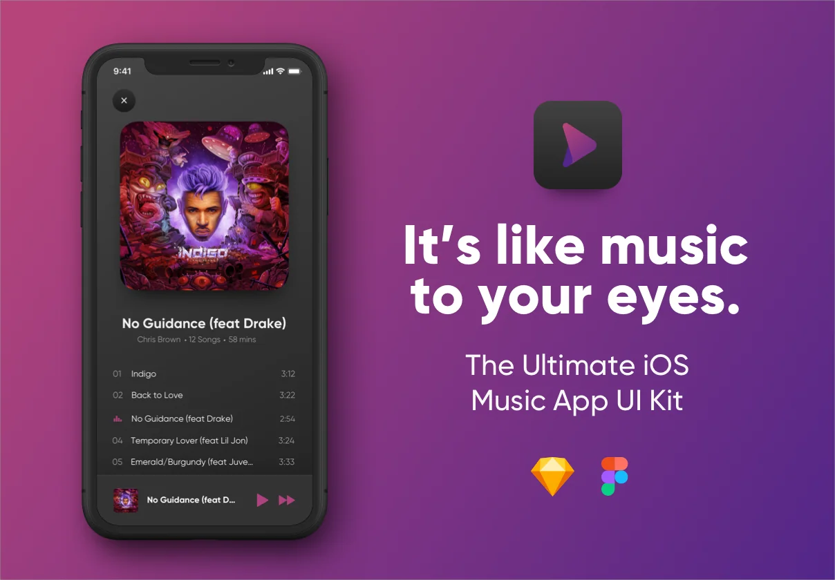 Playlist Music UI Kit