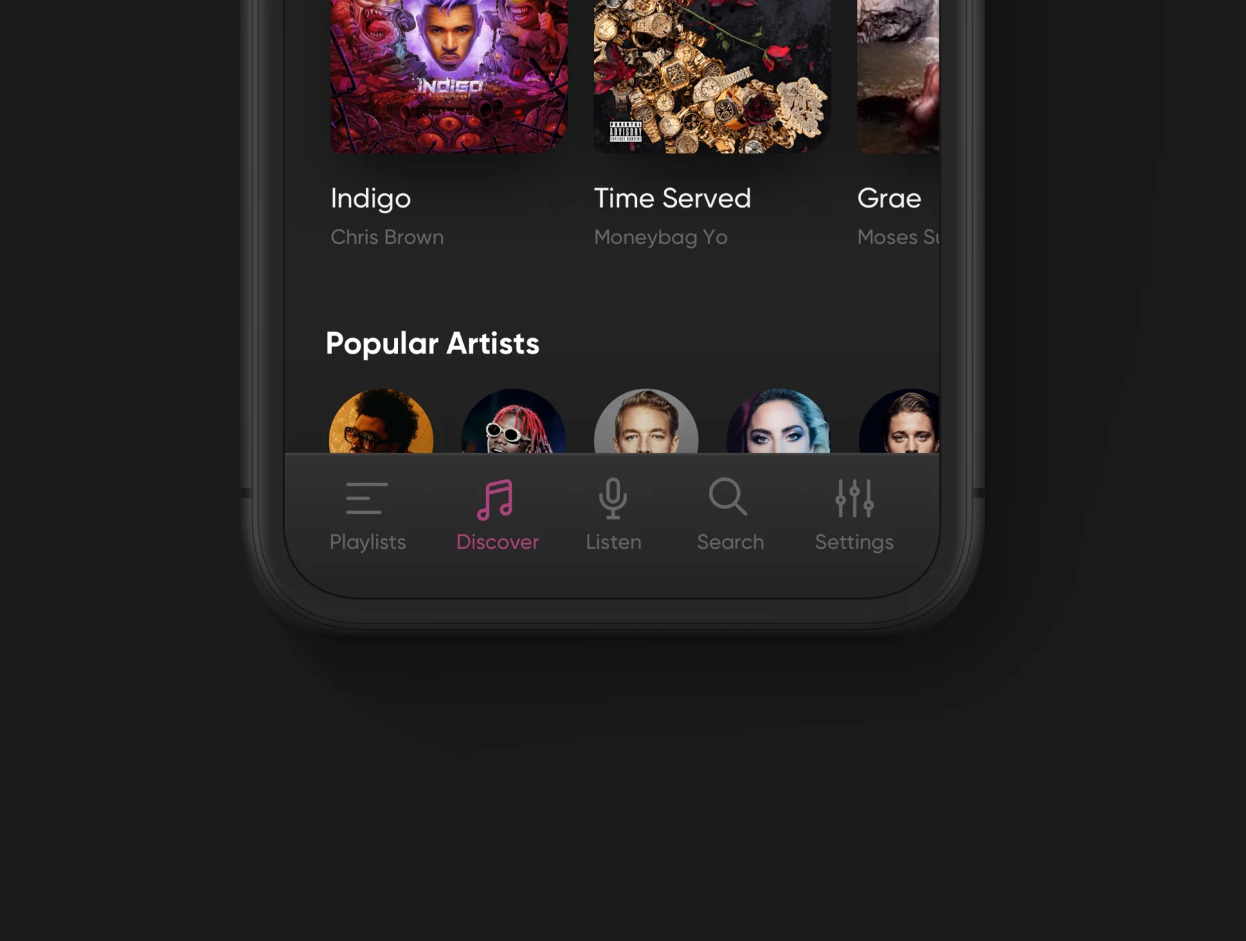 Playlist Music UI Kit 4