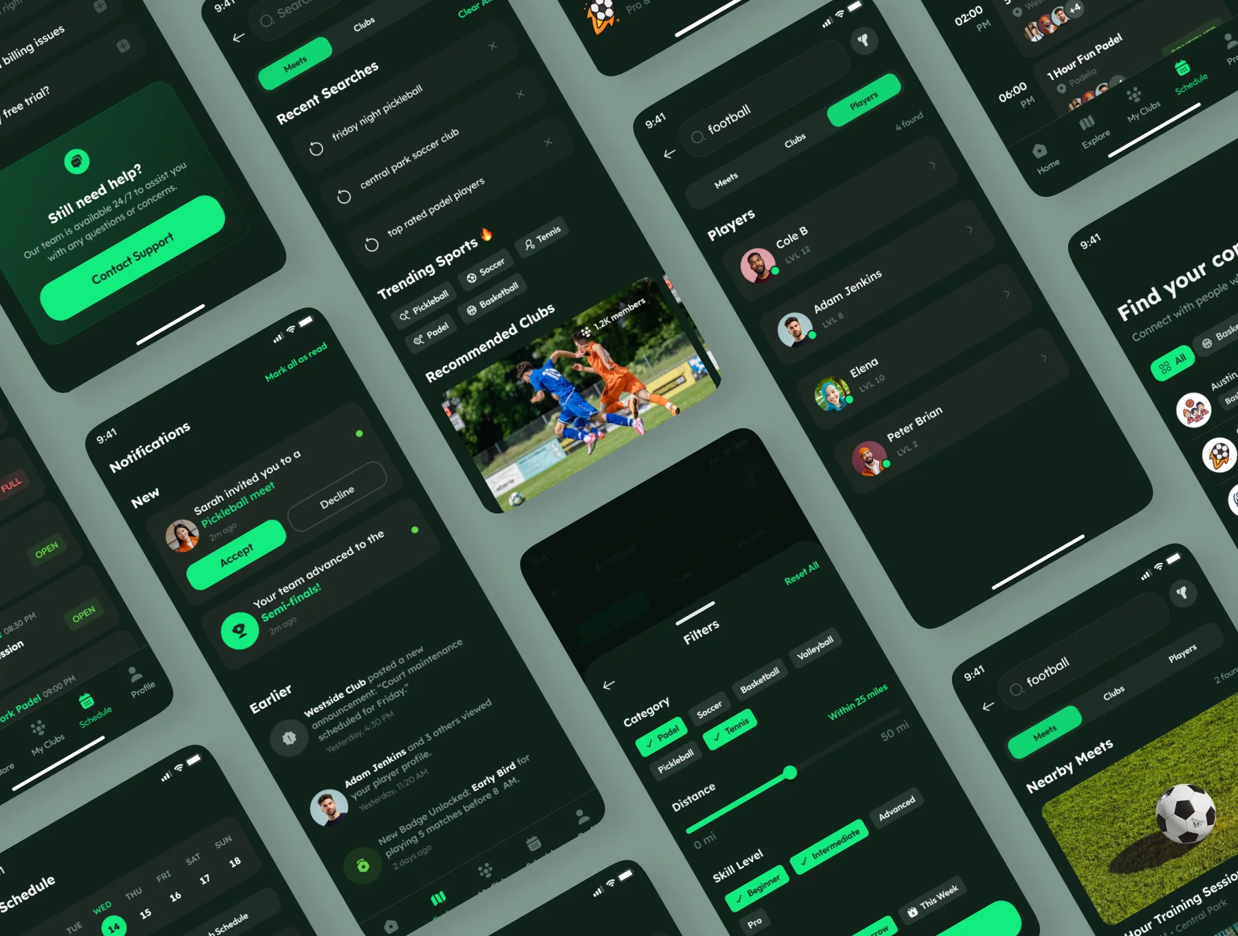 PlayPals - Social Sports & Club Management UI Kit 7