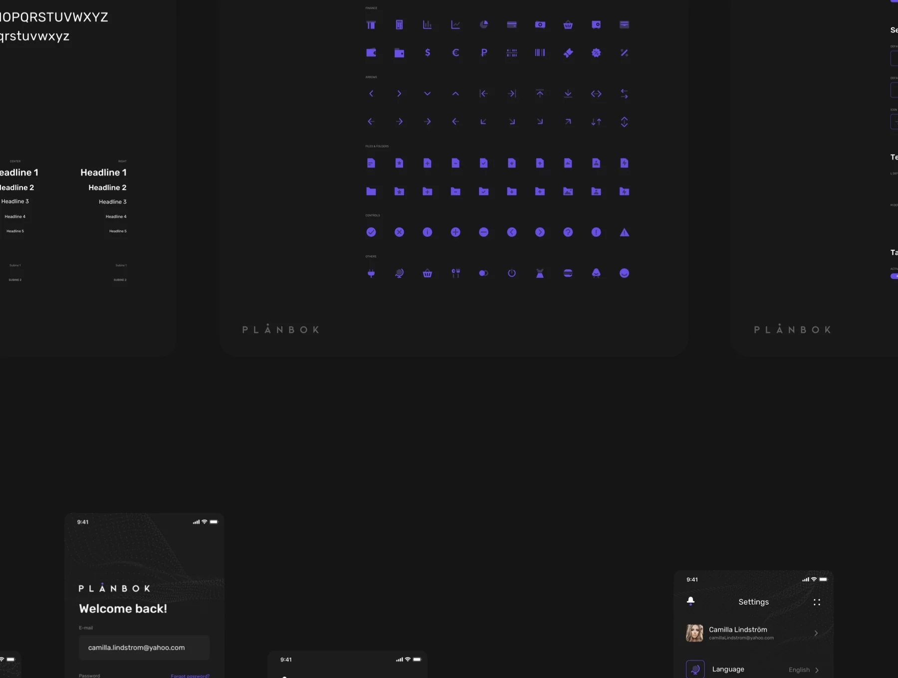 Plånbok Wallet App UI Kit 6