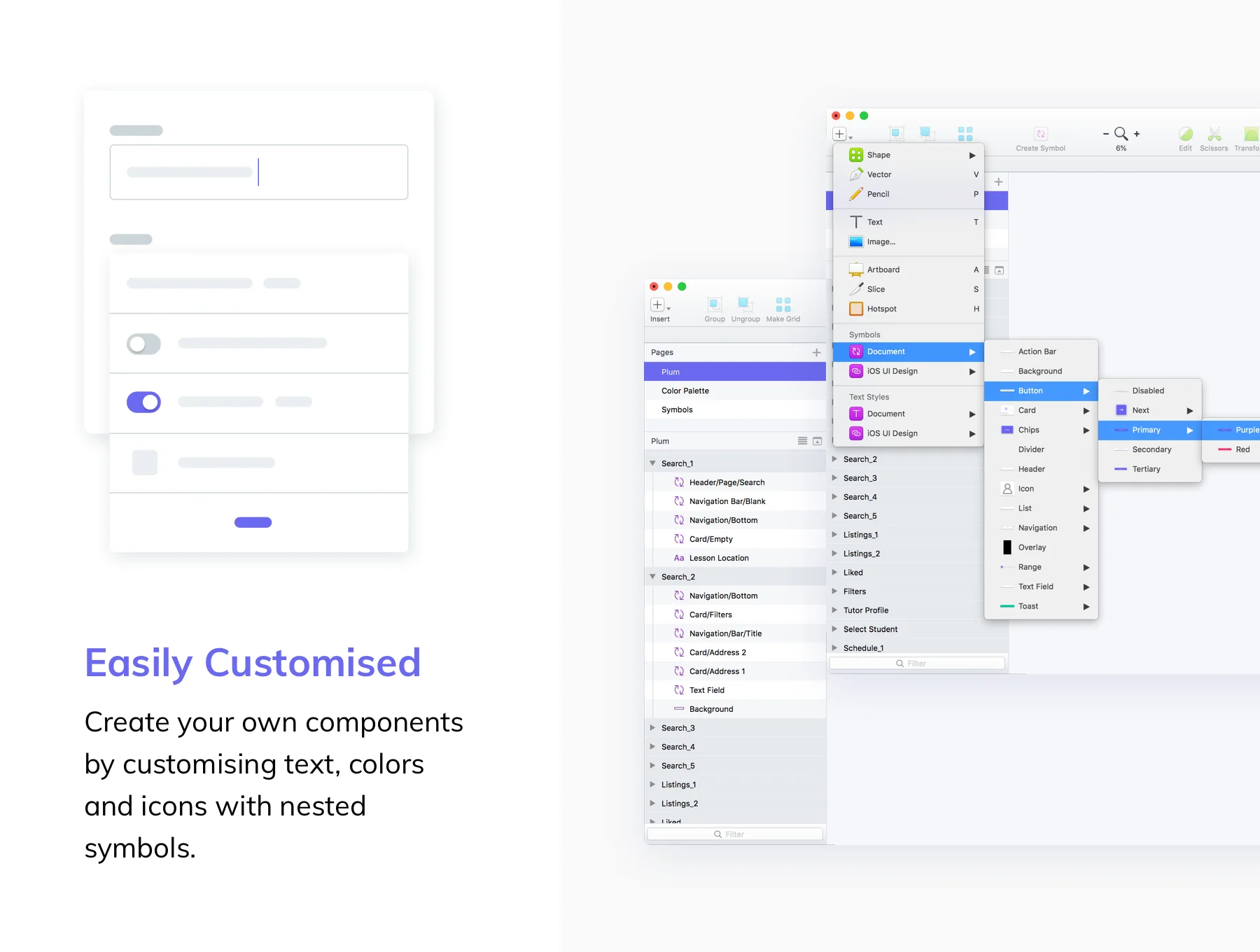 Plum iOS UI Kit 4