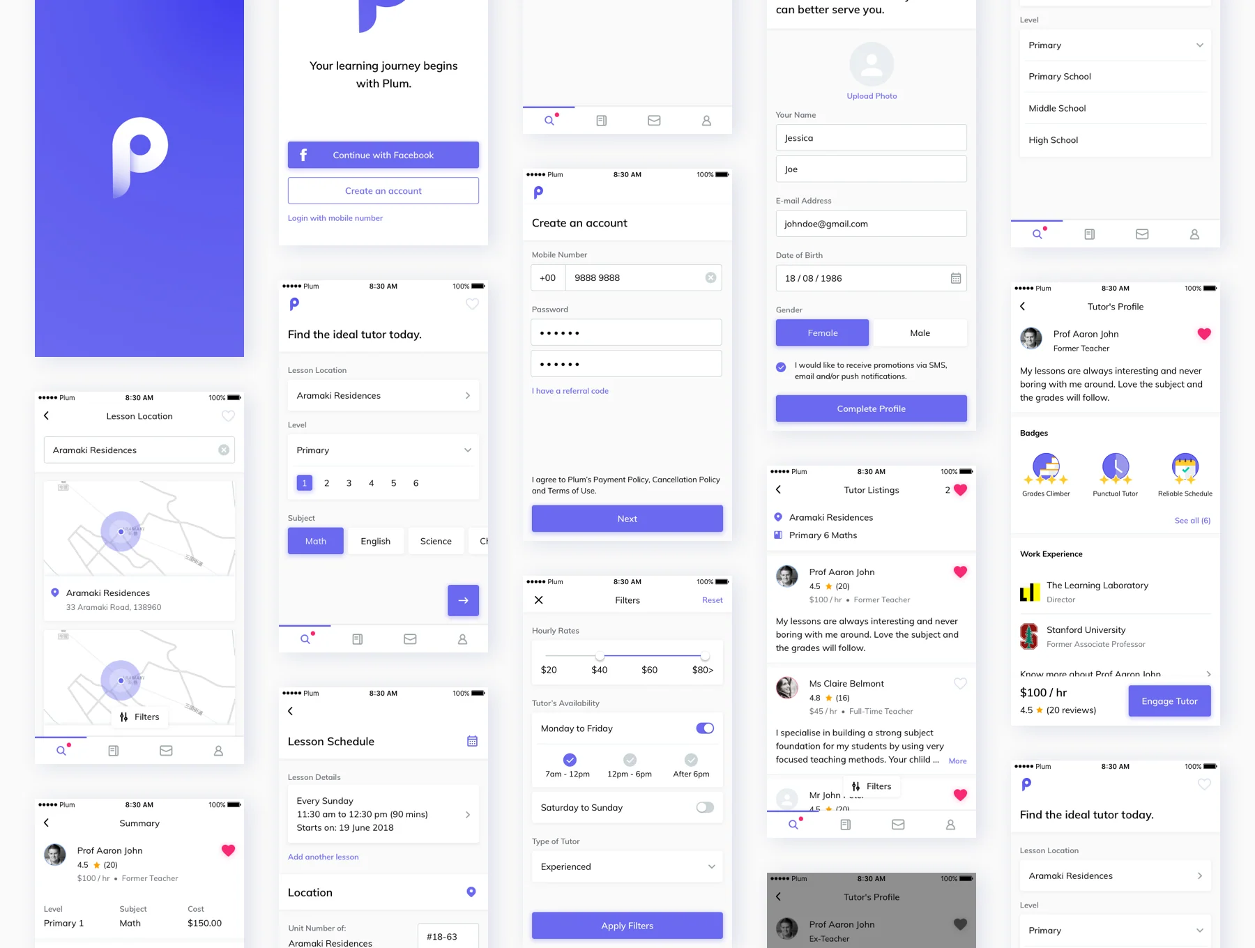 Plum iOS UI Kit 5