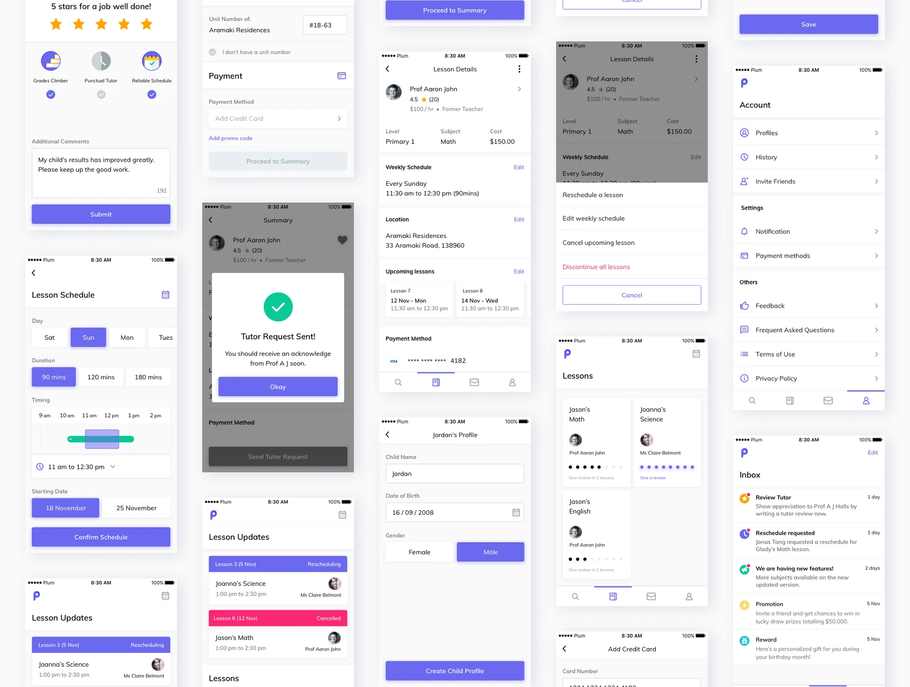 Plum iOS UI Kit 6