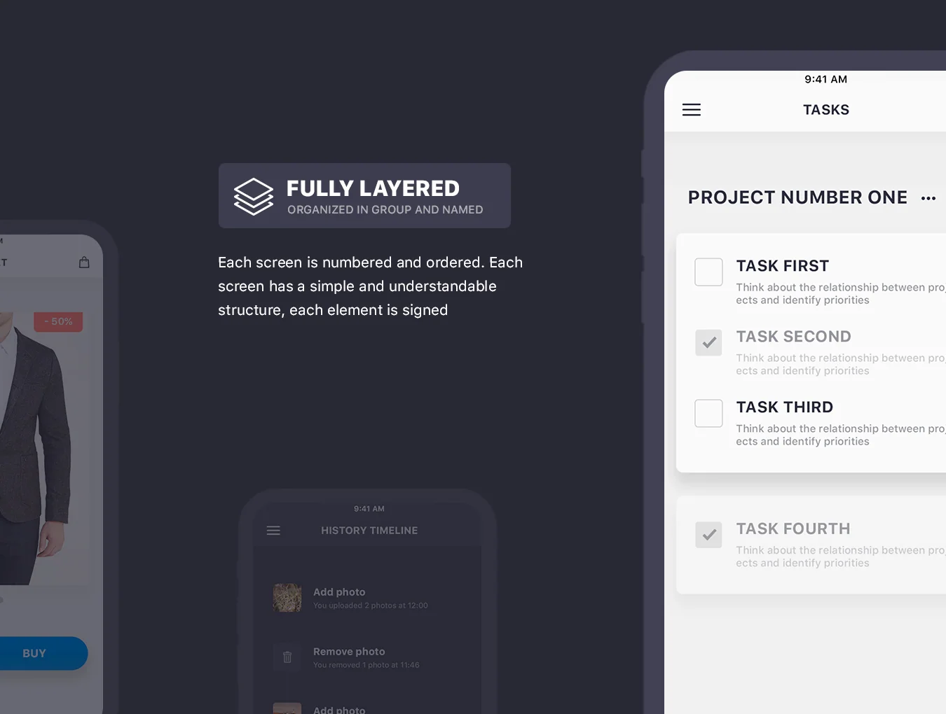 Pluton. Mobile UI Kit 4