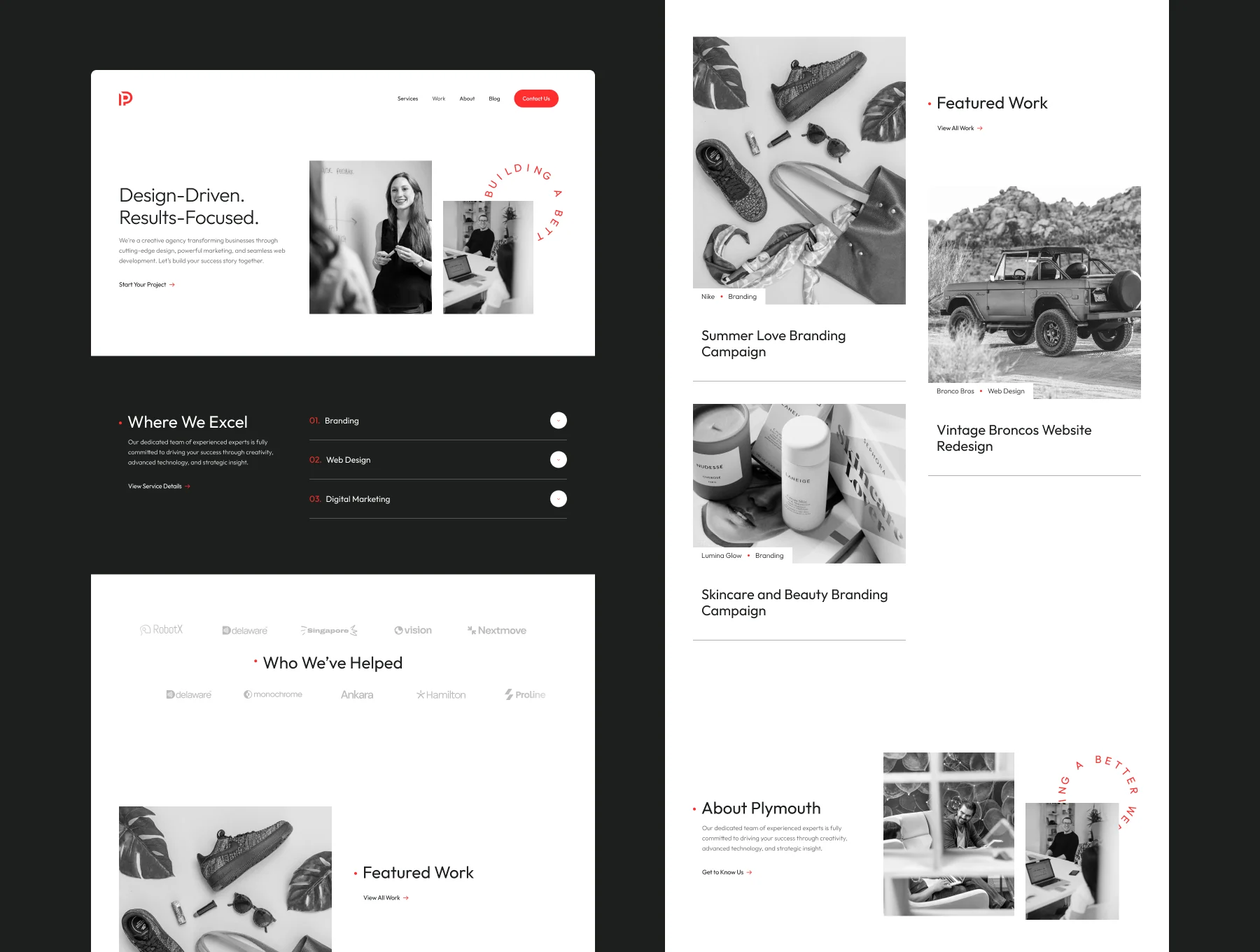 Plymouth - Agency Figma Template
