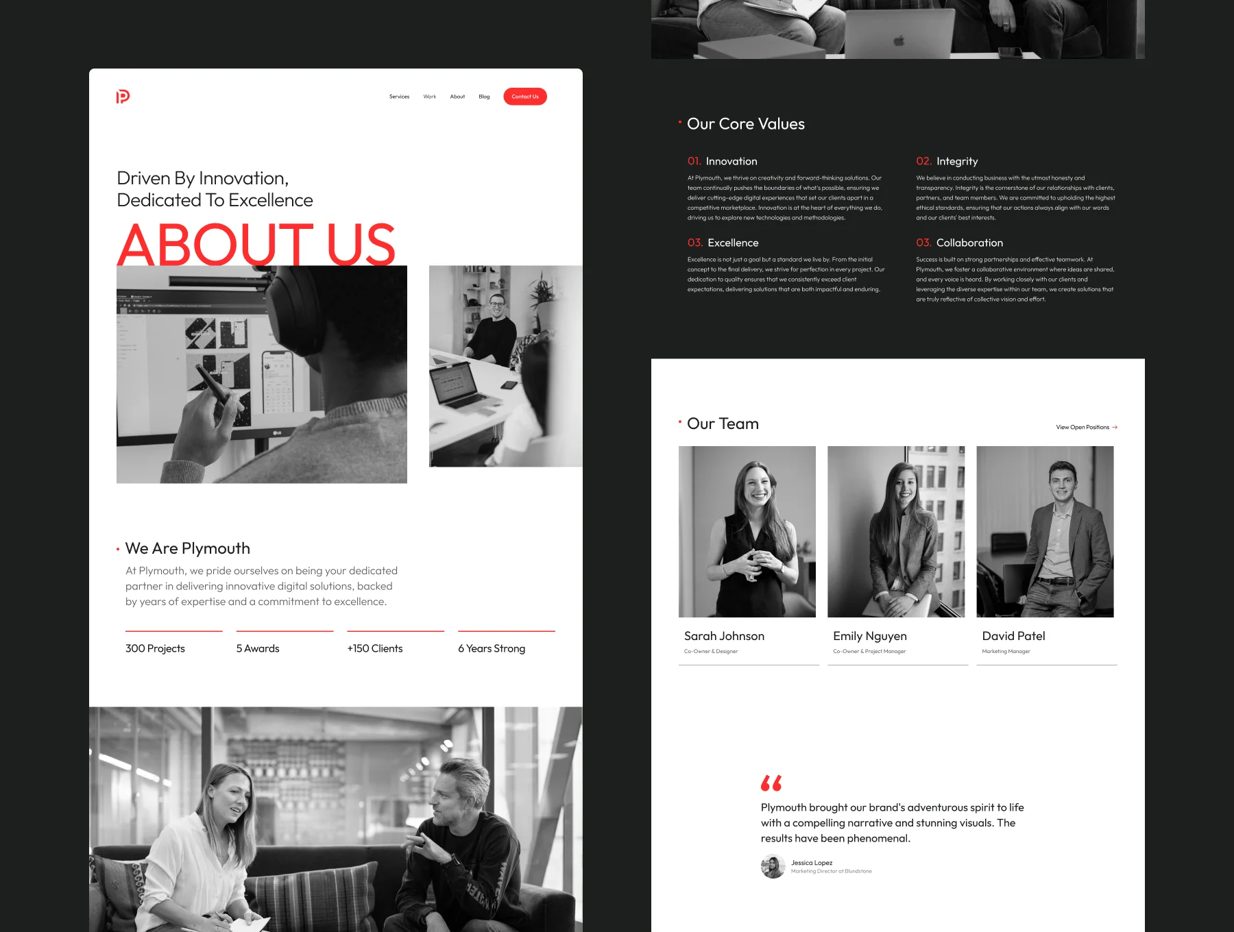 Plymouth - Agency Figma Template 4