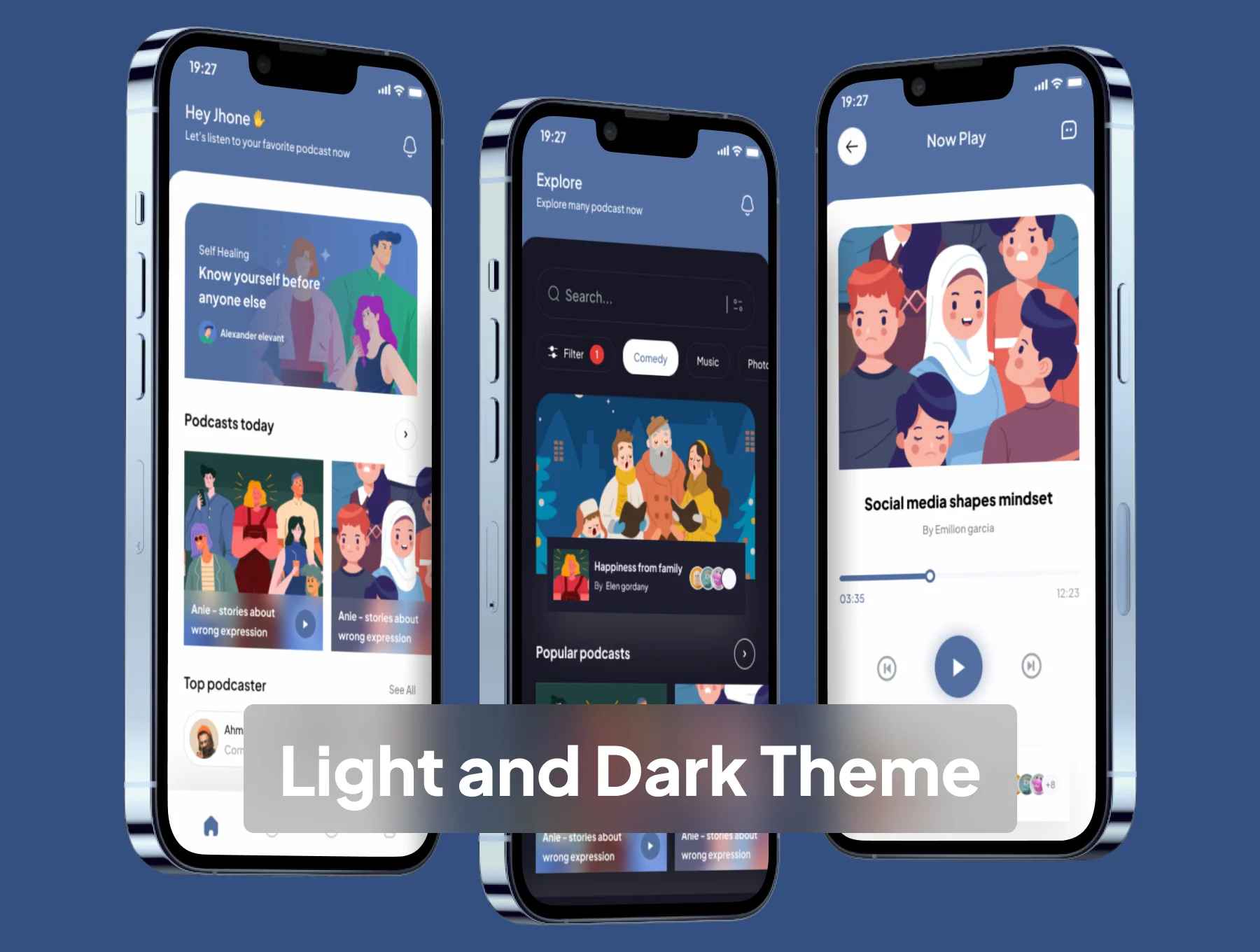 Podbay - Podcast App UI Kits 5