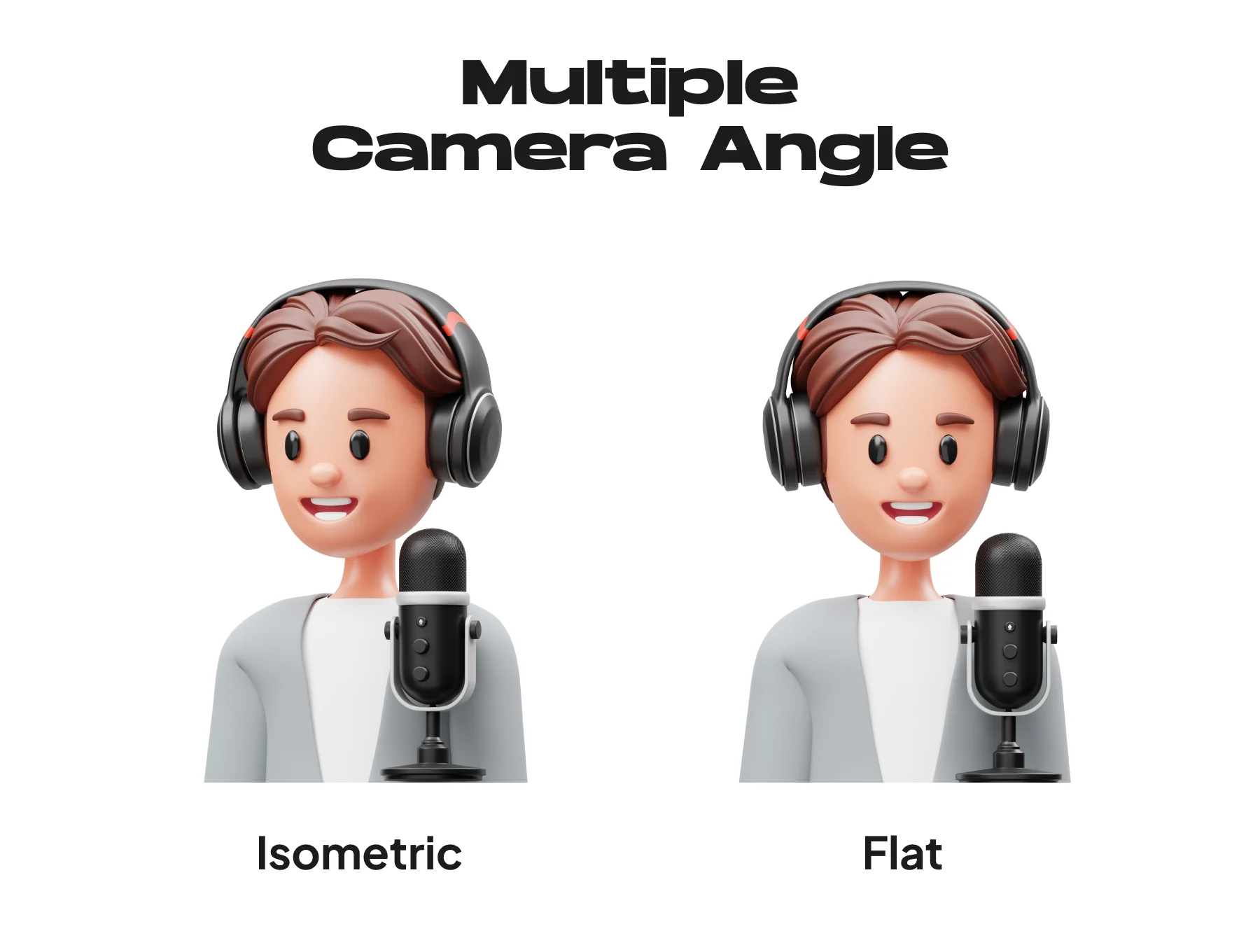 Podcast 3D Icon 3