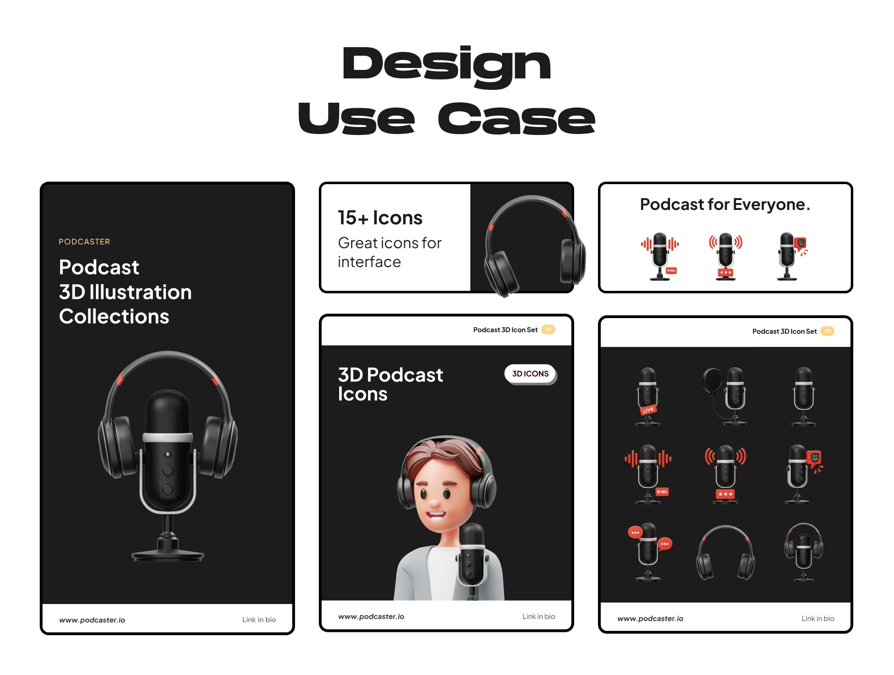 Podcast 3D Icon 4