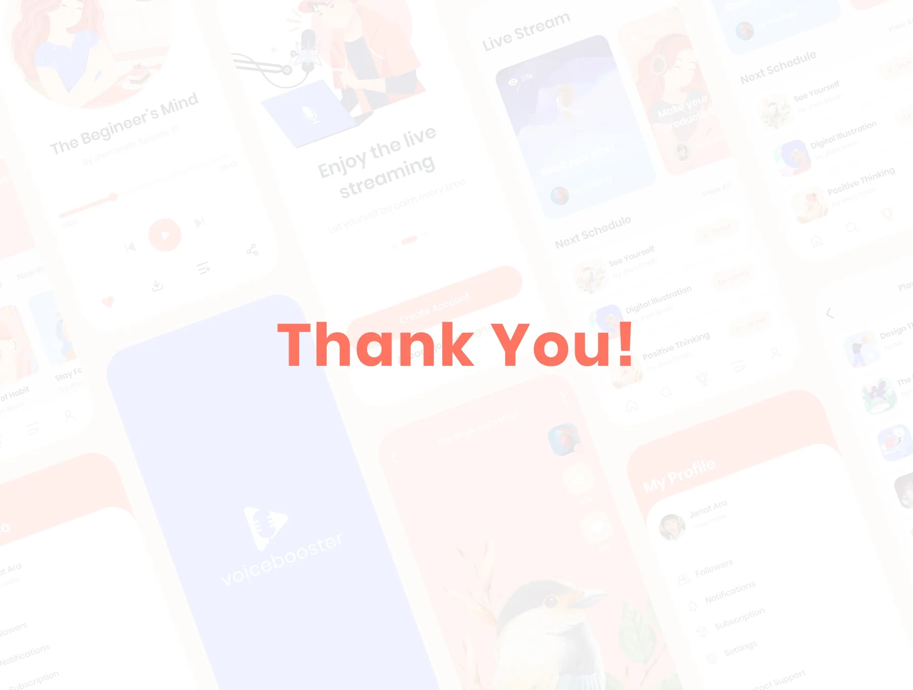 Podcast App UI kit 6
