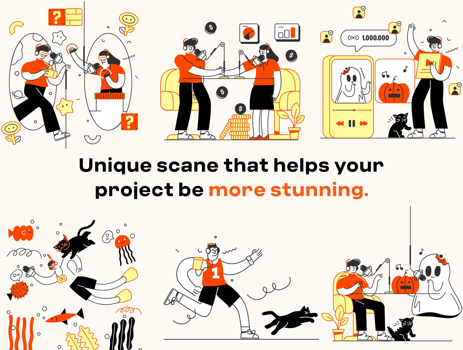 Podcast Illustration pack 2