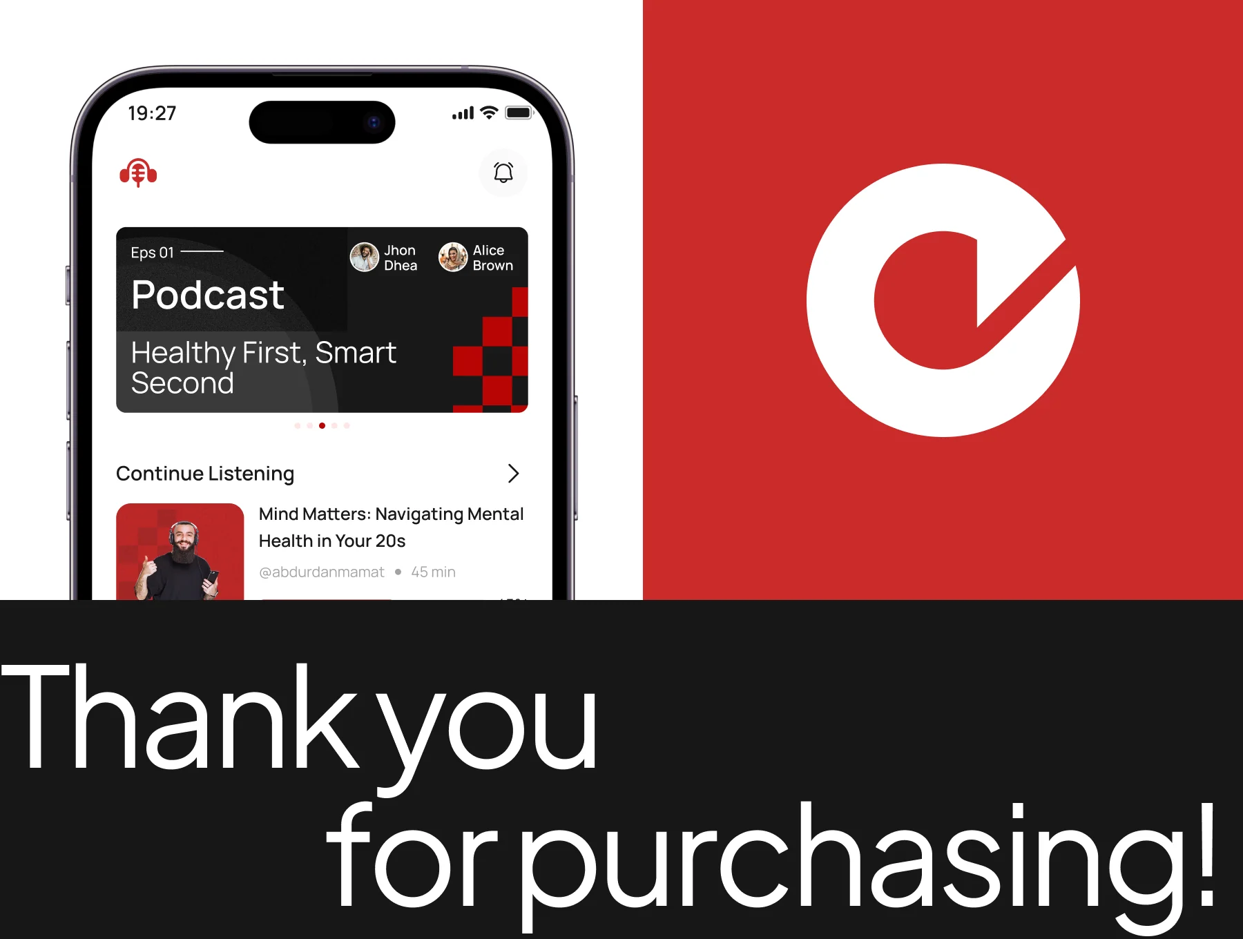 Podcast Mobile App UI Kit V.2 8