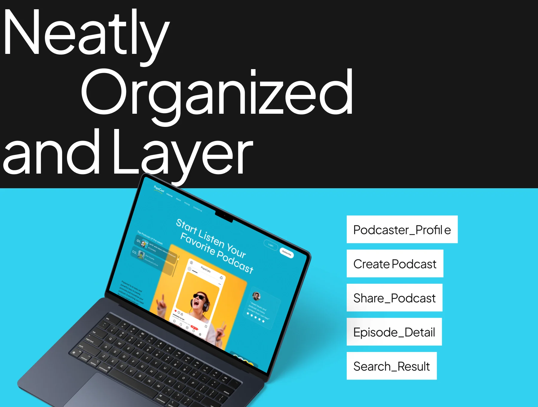 Podcast Platform Website UI Kit 4