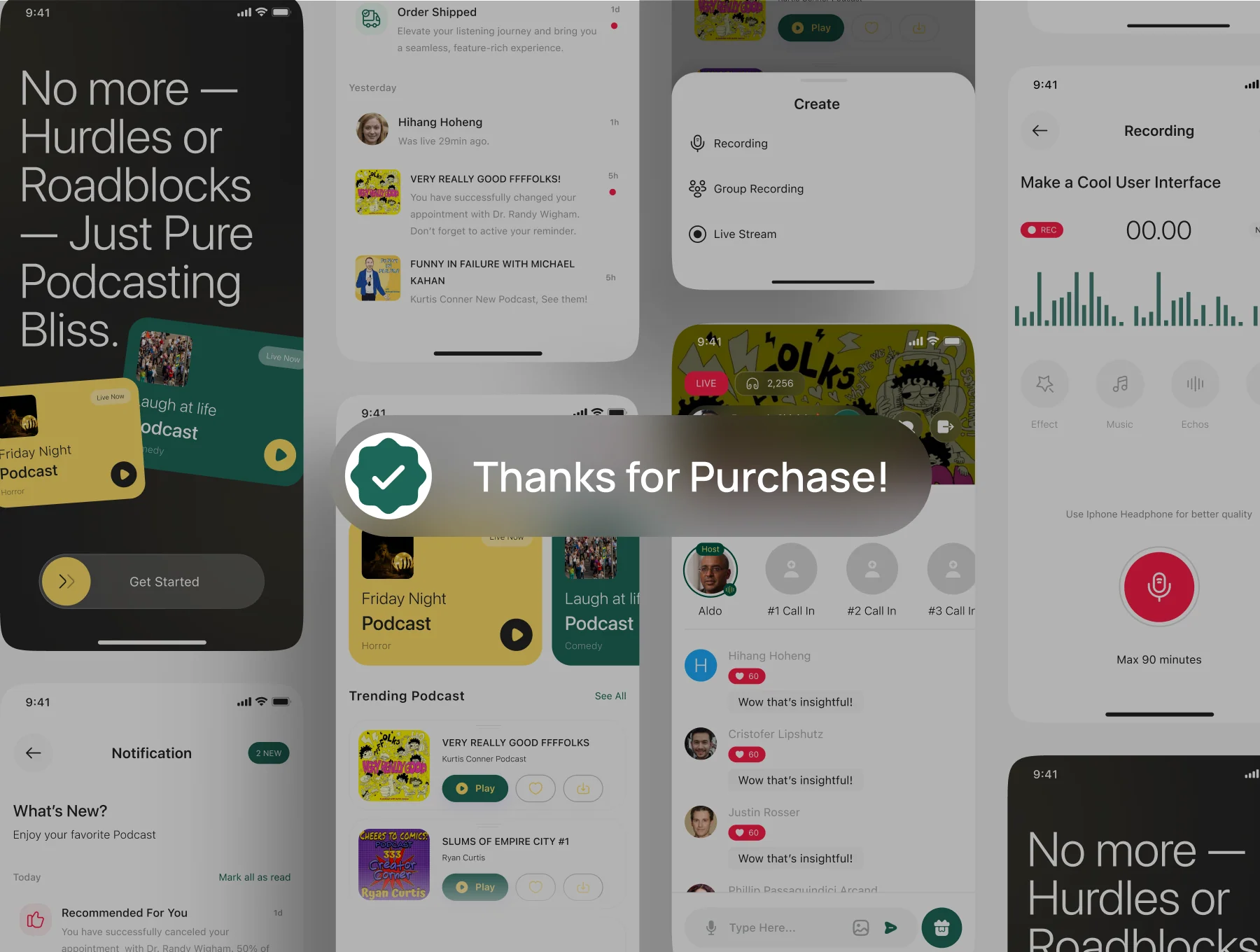 Poddo - Podcast Live Mobile App 9