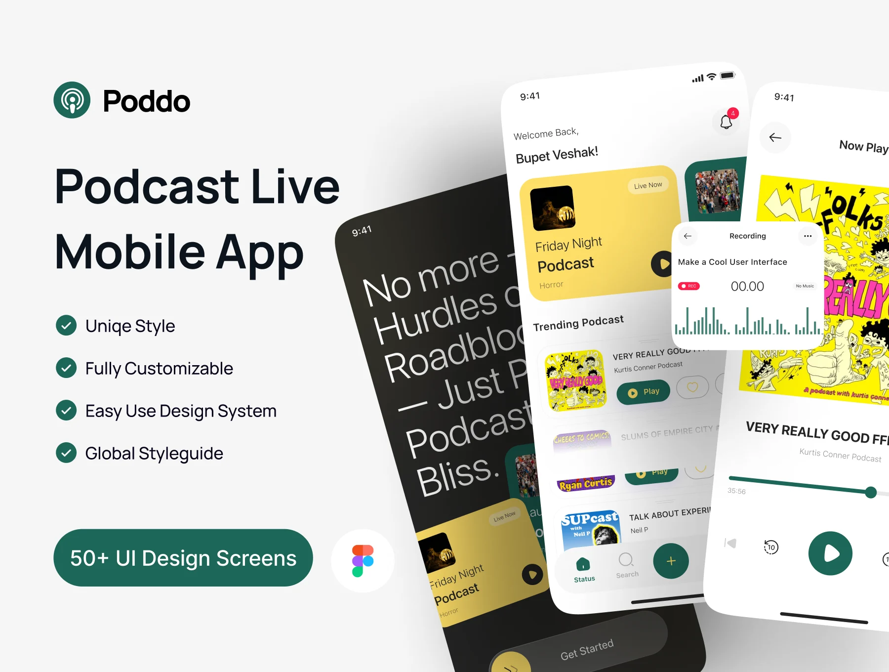 Poddo - Podcast Live Mobile App