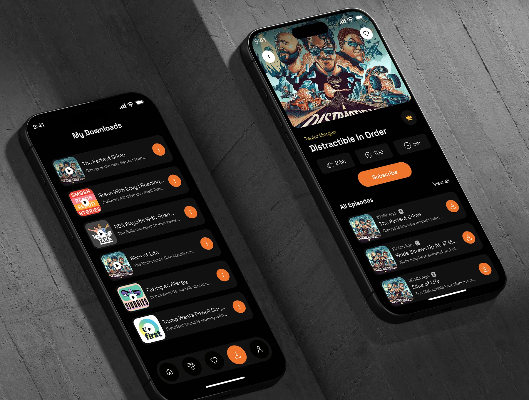 Podify - Podcast Mobile App UI Kit 7